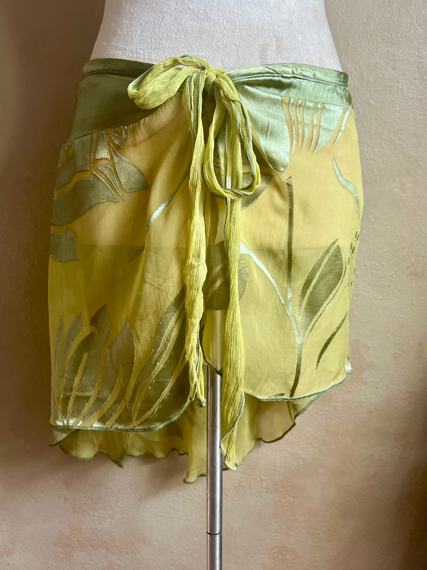 Forest Moss Angled Skirt