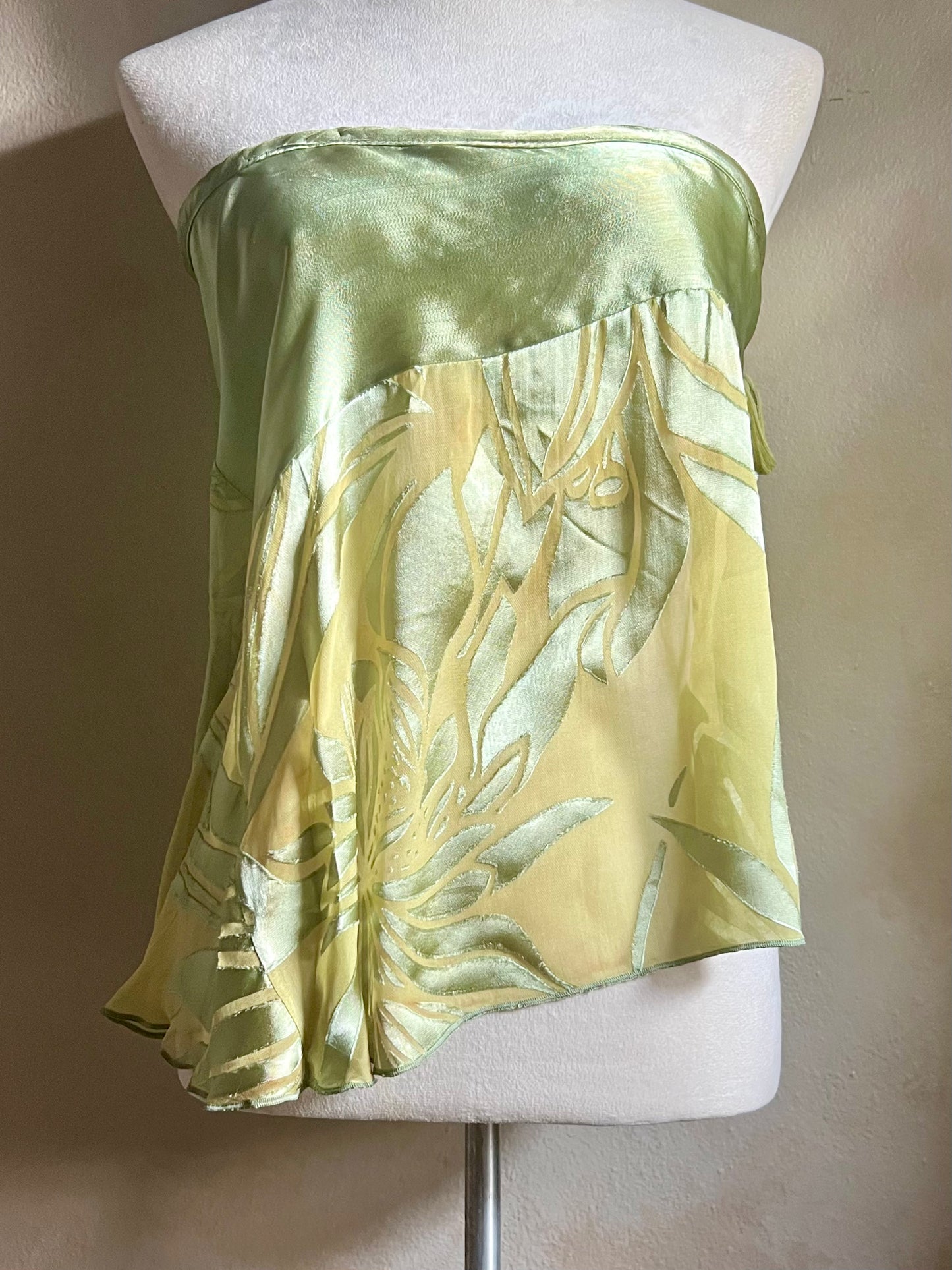 Forest Moss Angled Skirt