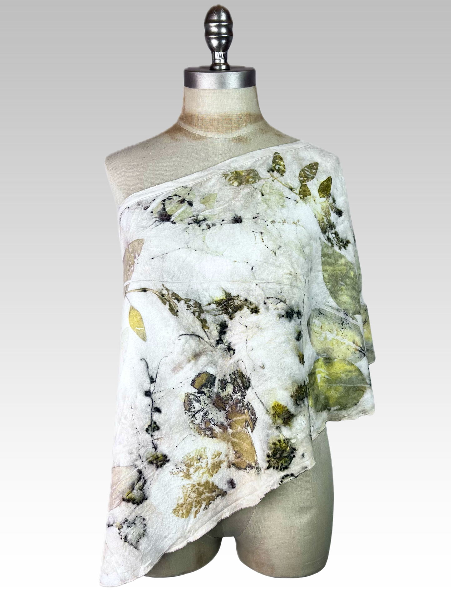 Botanical Silk Noil Flirt Skirt