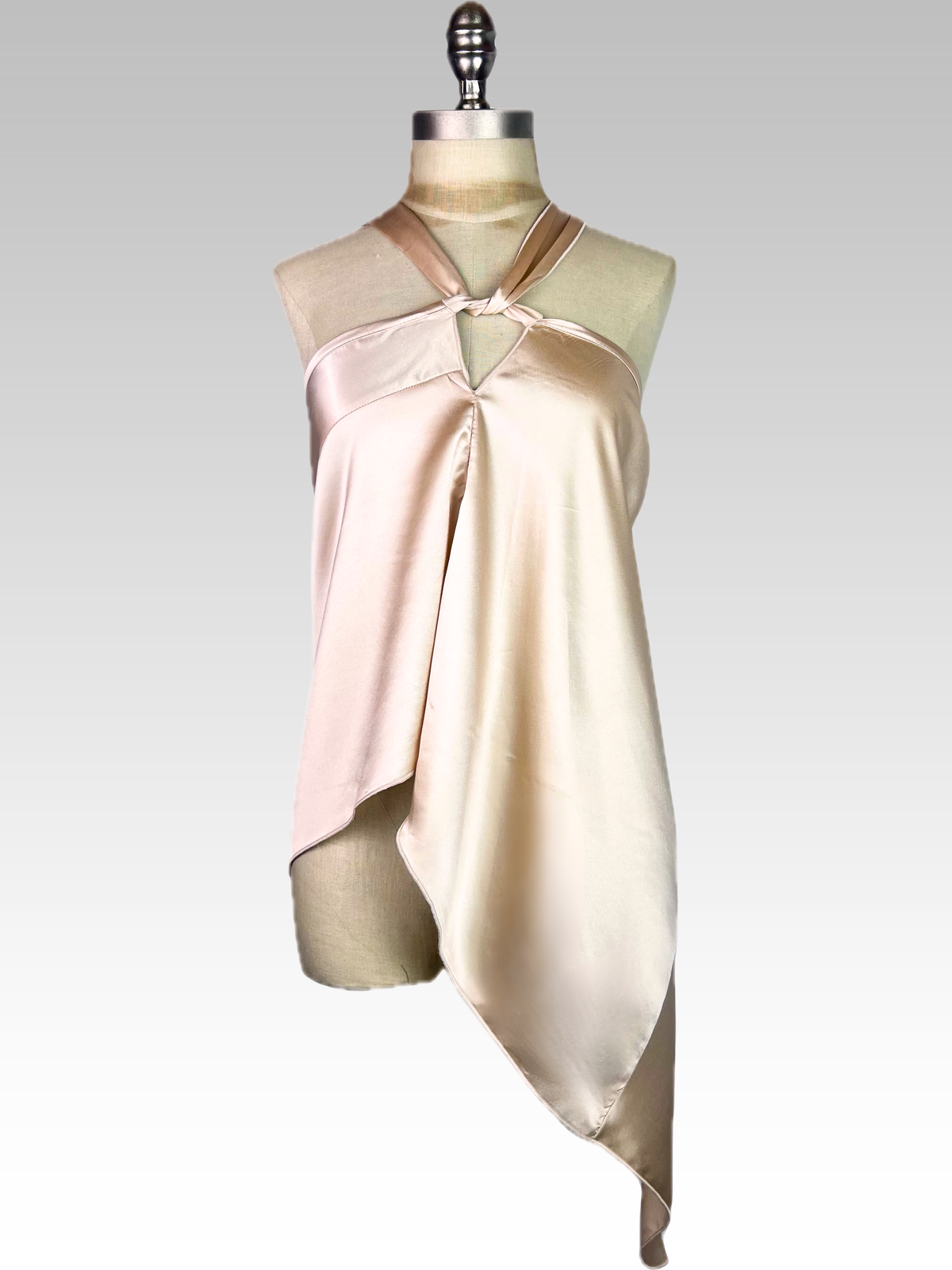 Rosé Angled Skirt