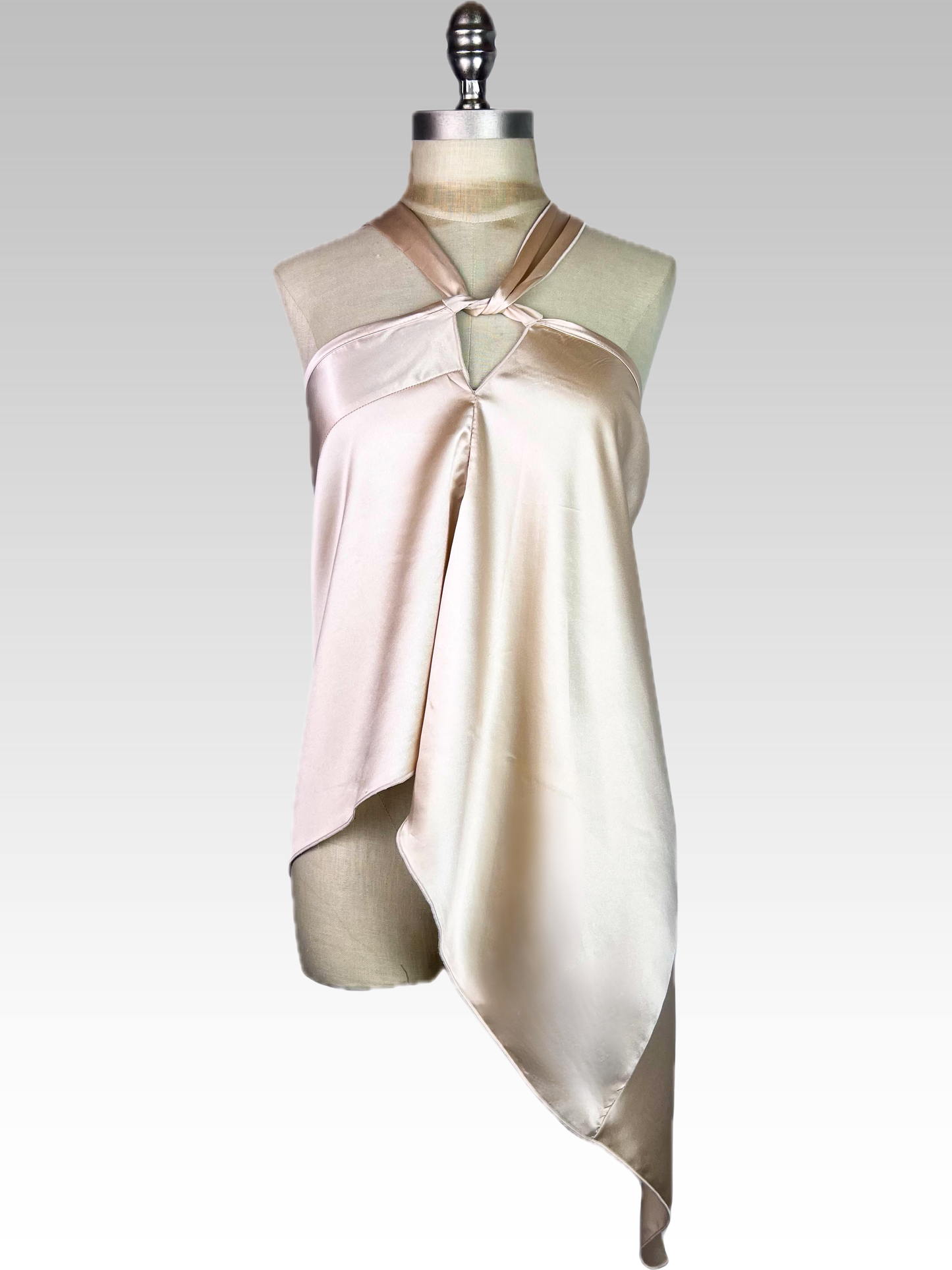 Rosé Angled Skirt