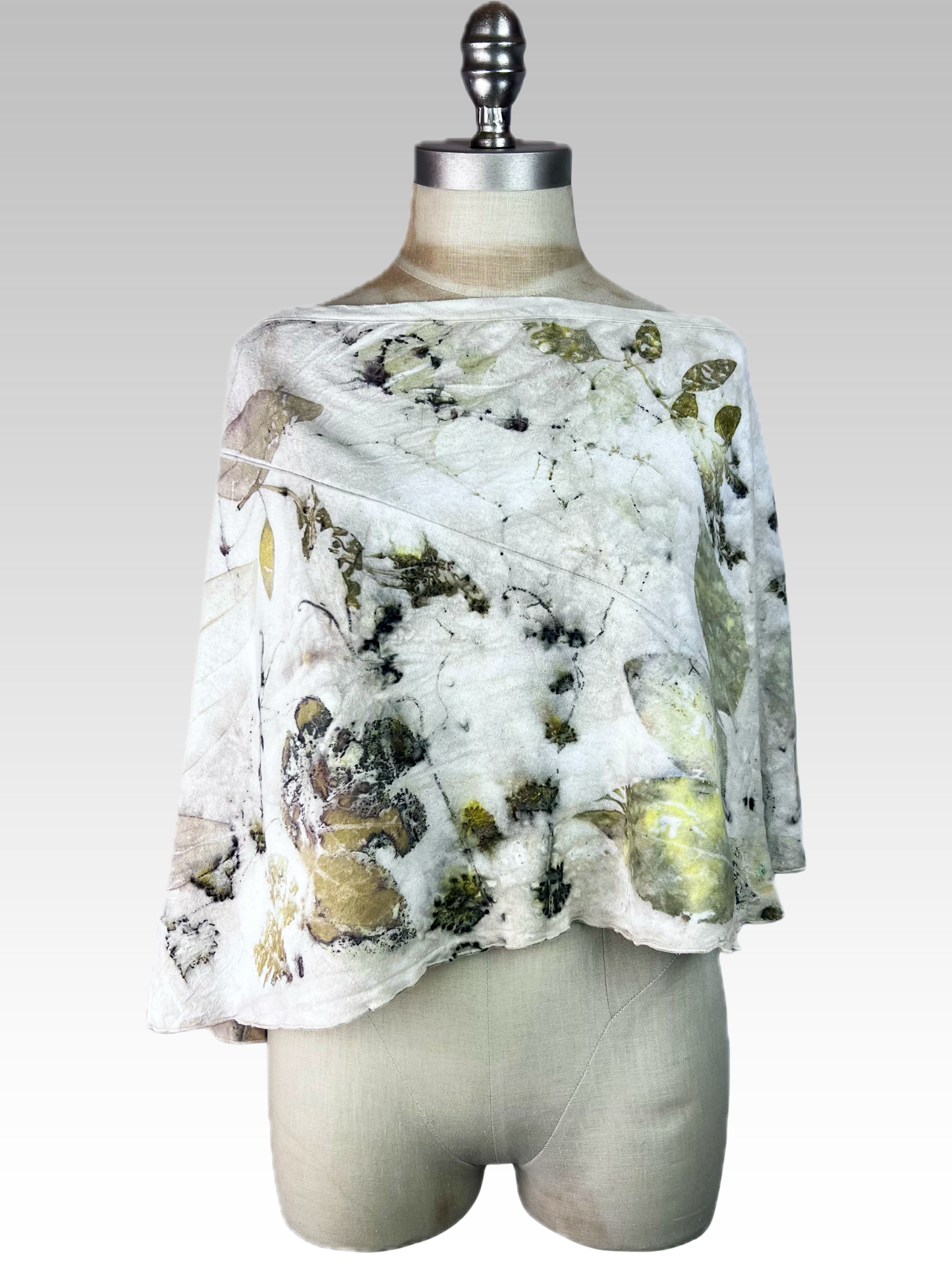 Botanical Silk Noil Flirt Skirt