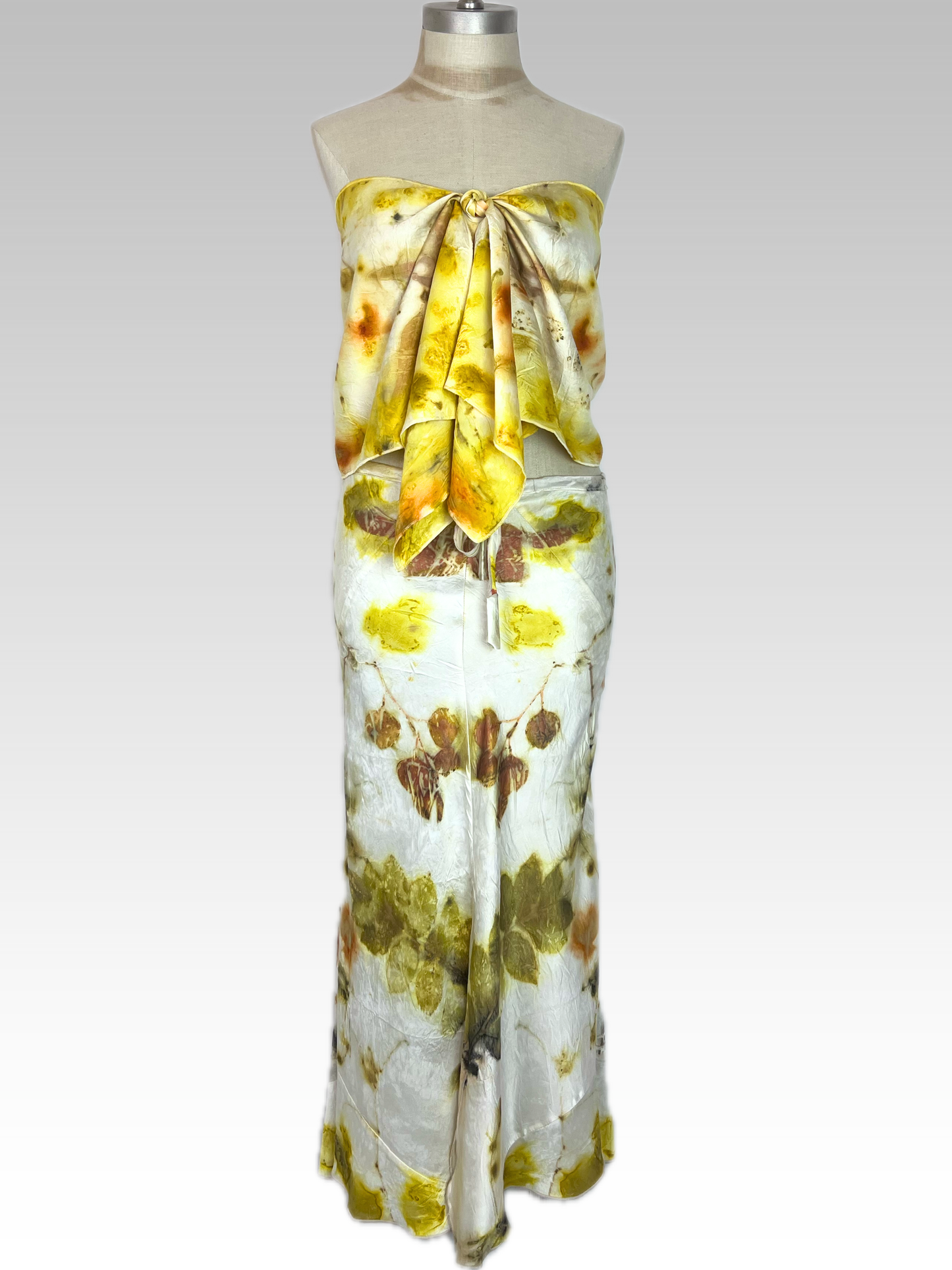 Botanical Silk Charmeuse Scarf
