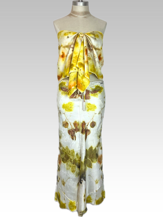 Botanical Silk Charmeuse Scarf