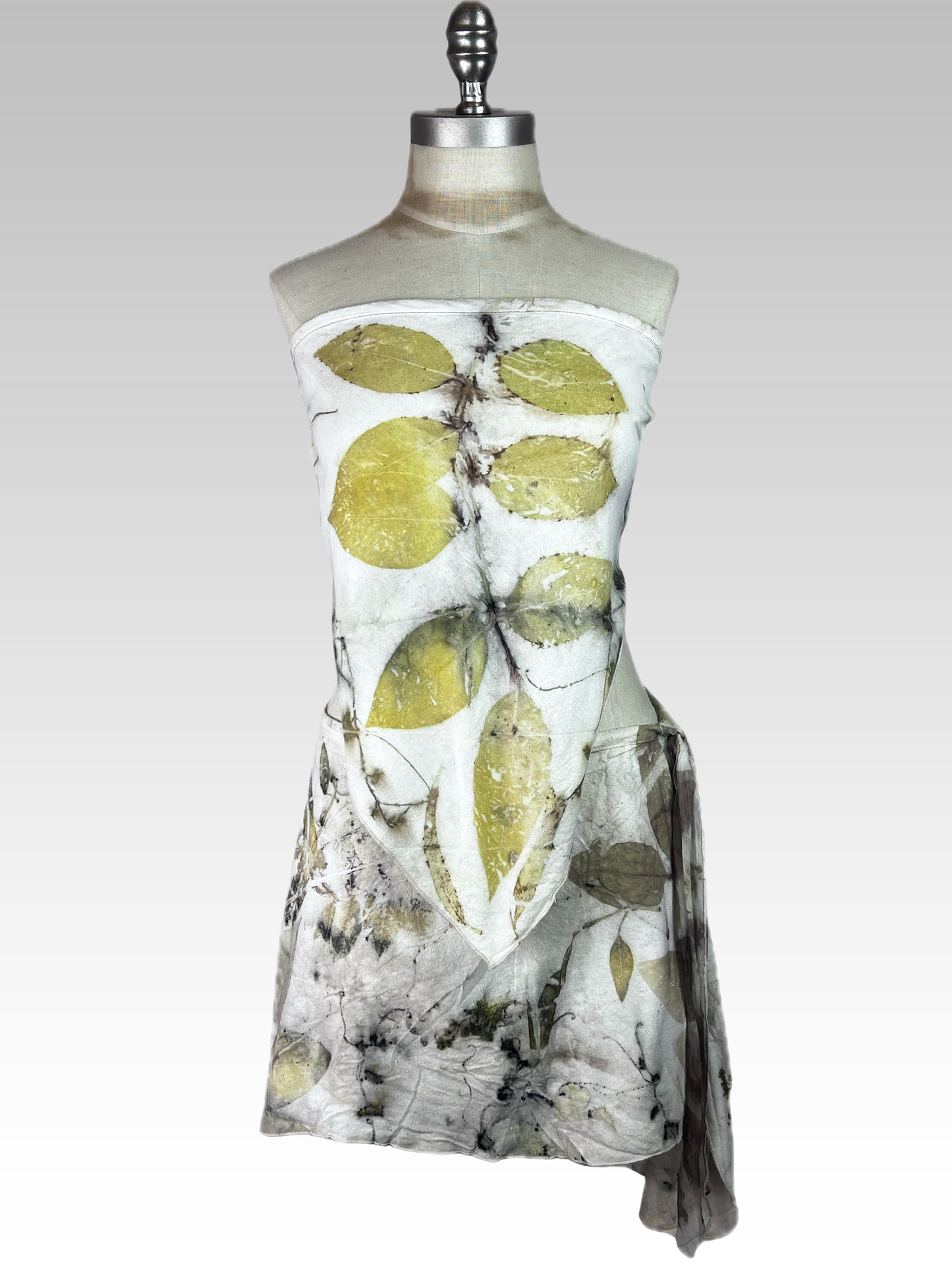 Botanical Silk Noil Flirt Skirt