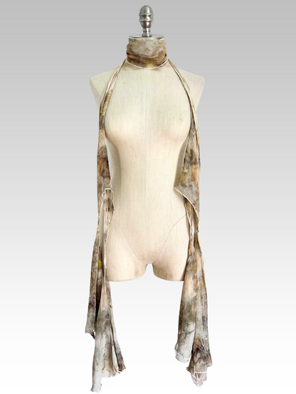 Botanical Fluted Scarf