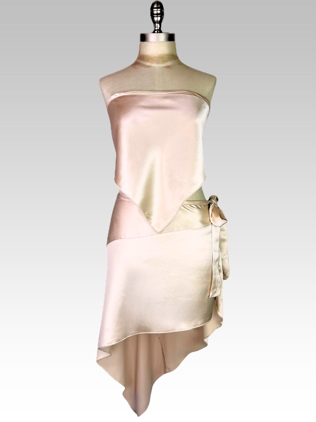 Rosé Angled Skirt