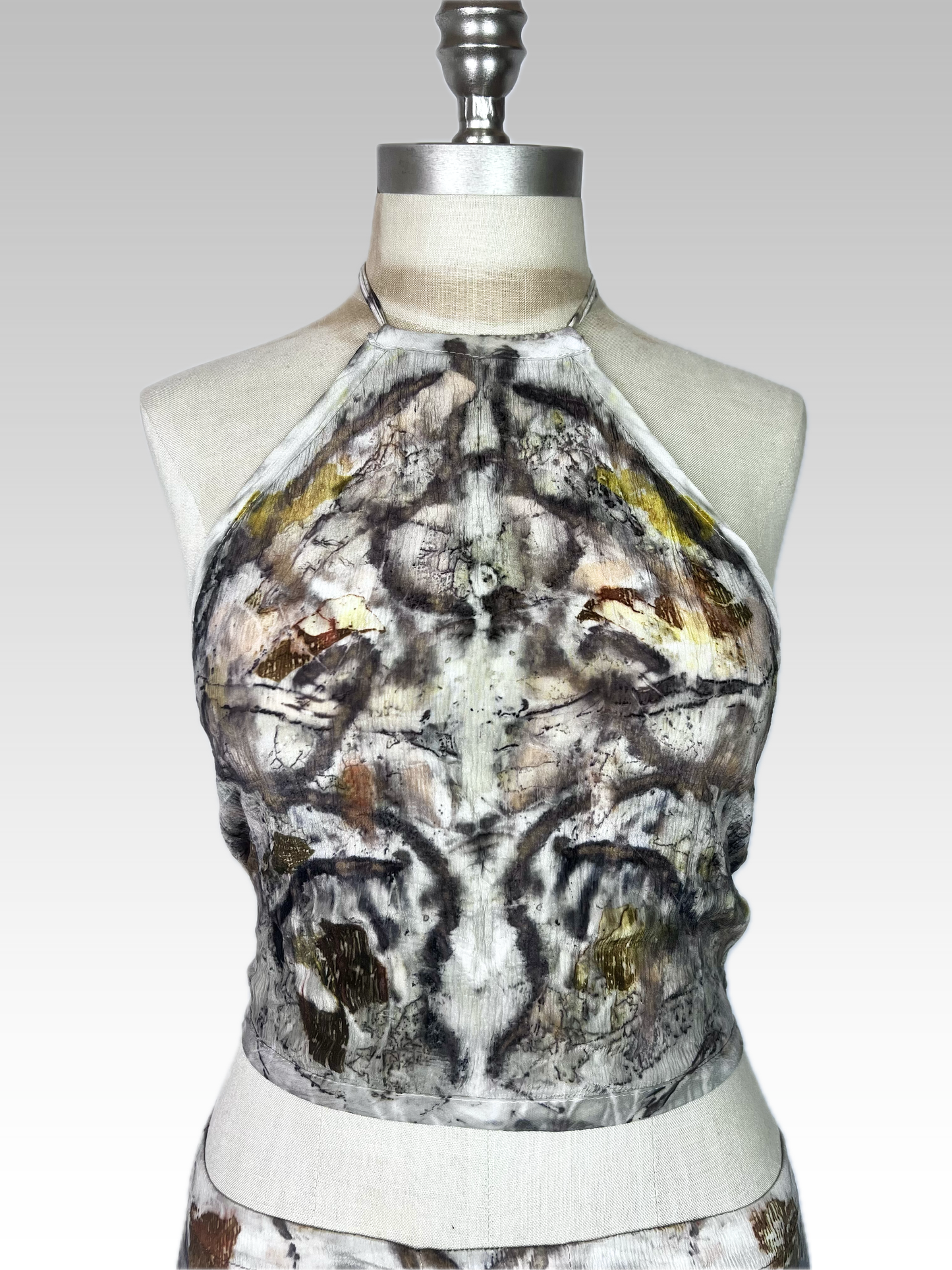 Snakeskin Nefertiti Top