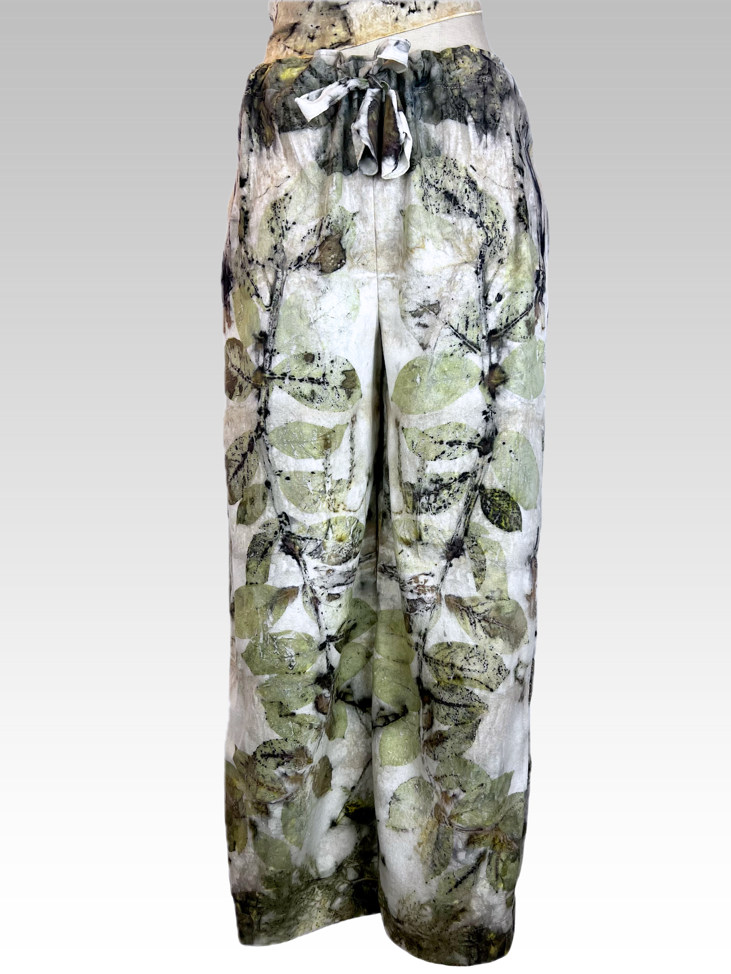 Botanical Silk Noil Pants
