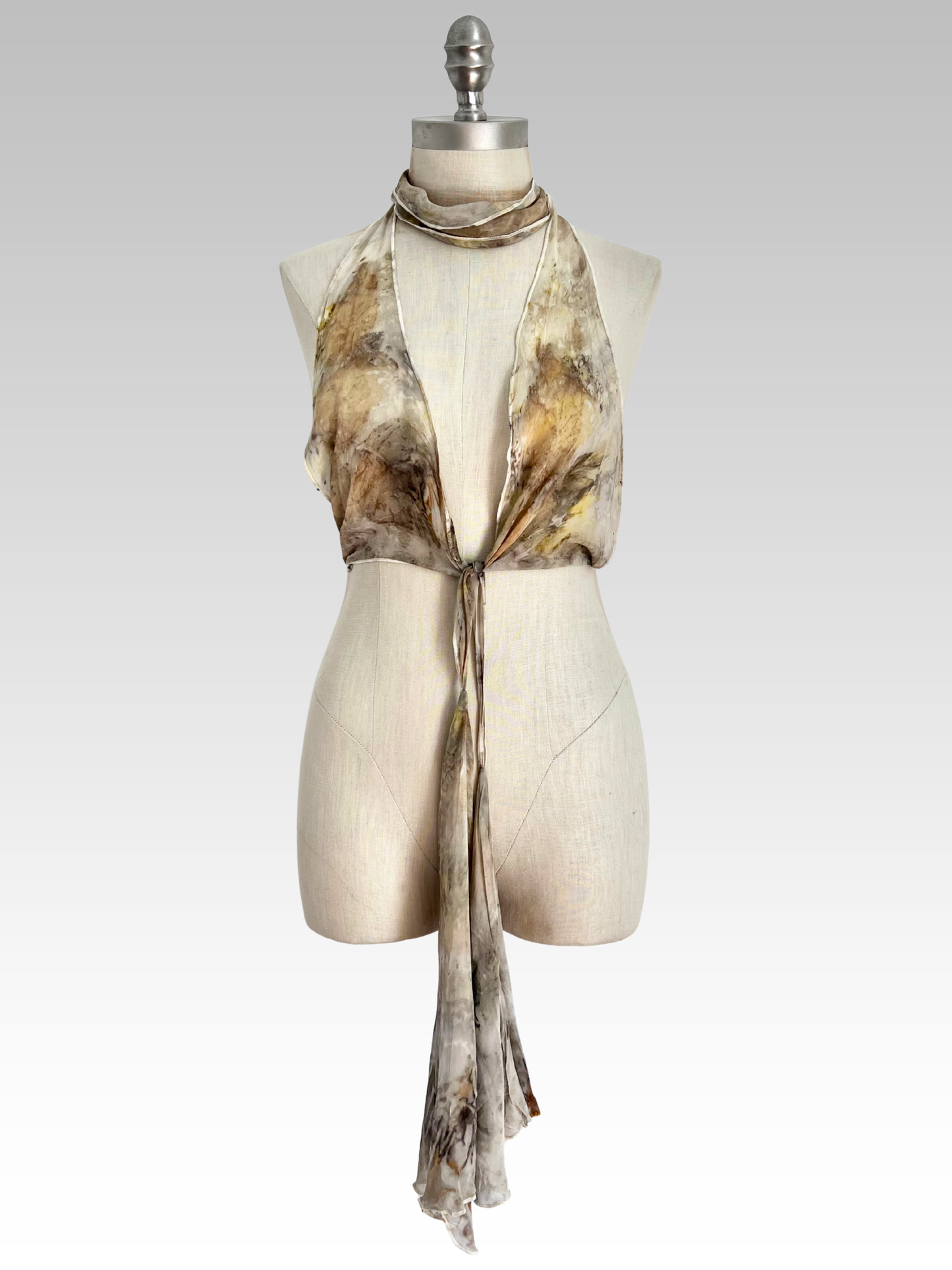 Botanical Fluted Scarf