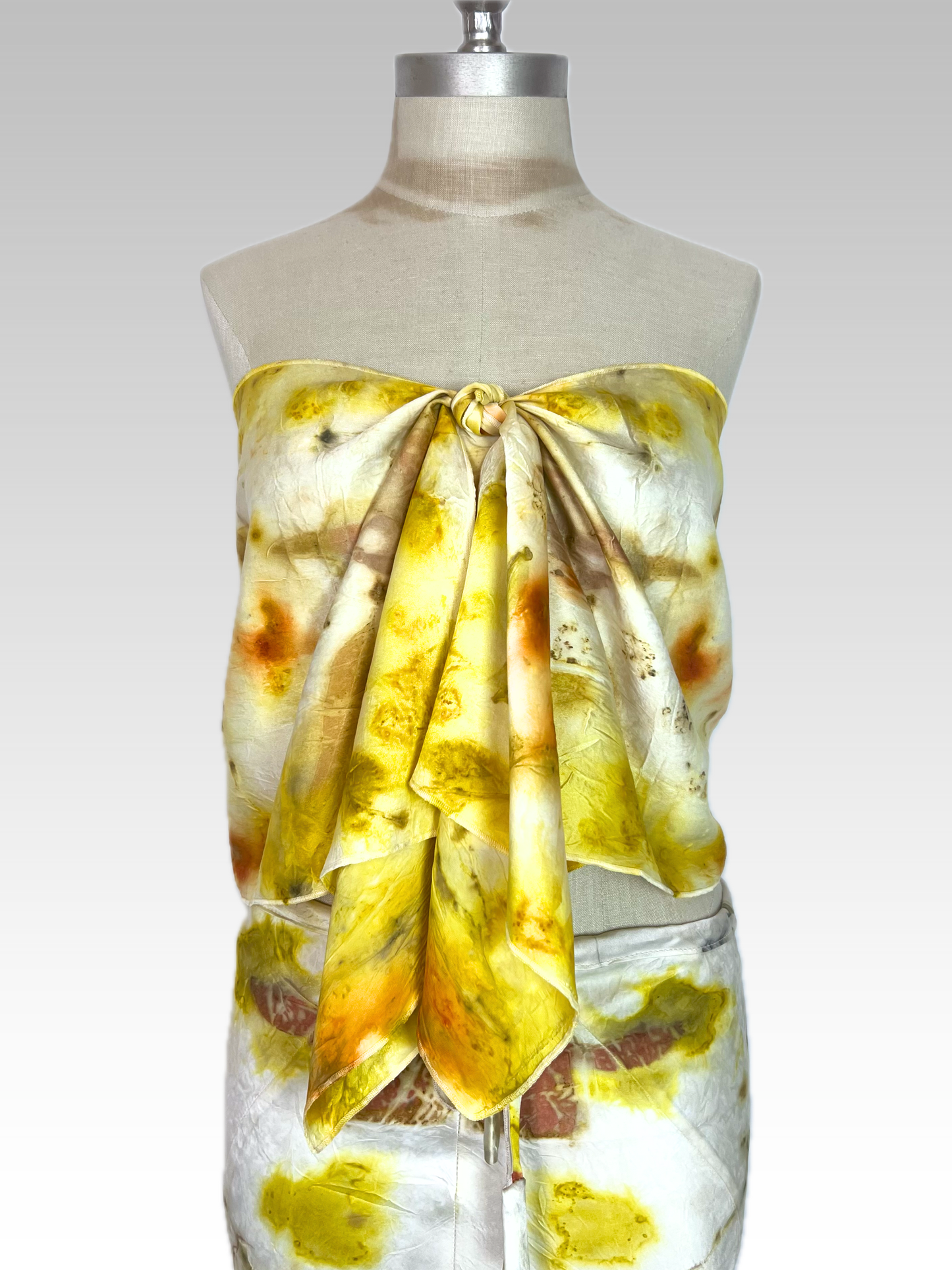 Botanical Silk Charmeuse Scarf