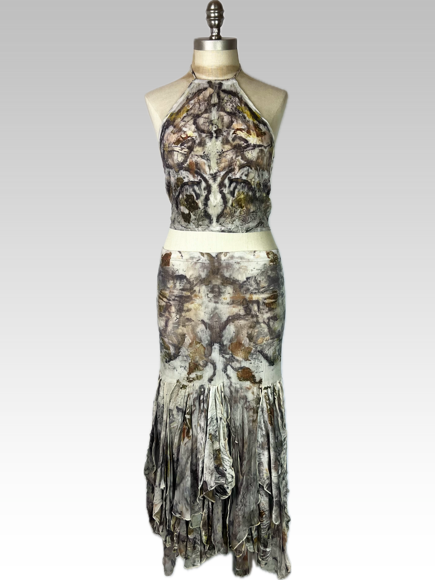 Snakeskin Nefertiti Top