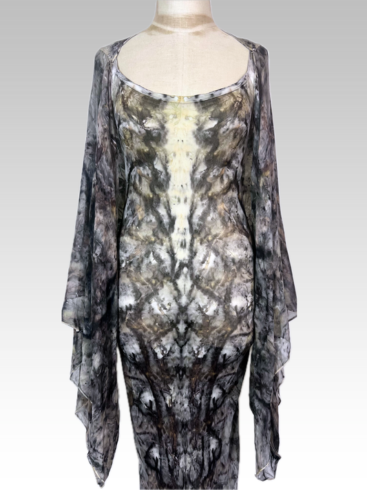 Snakeskin Maxi Jacket
