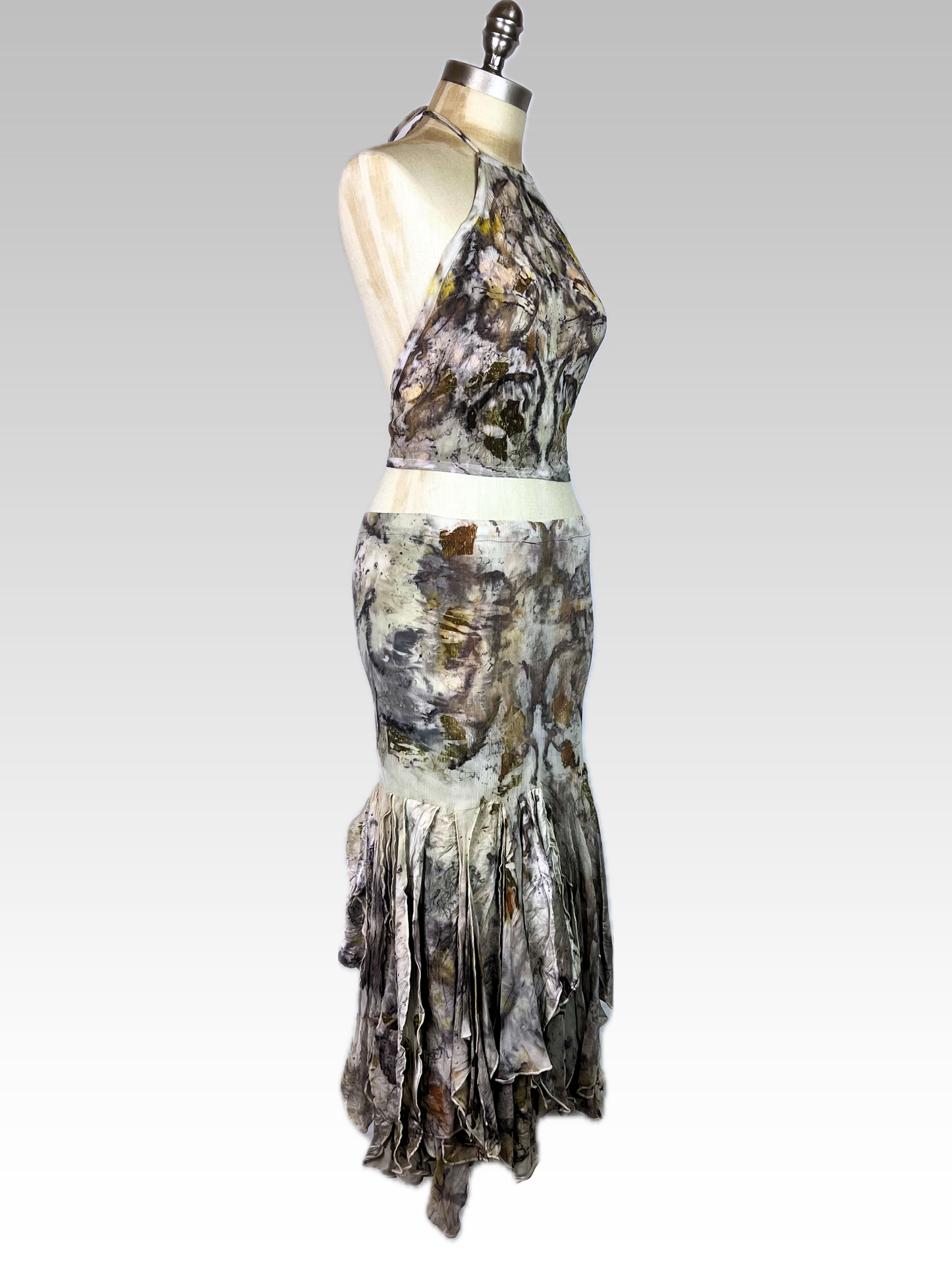 Snakeskin Nefertiti Top