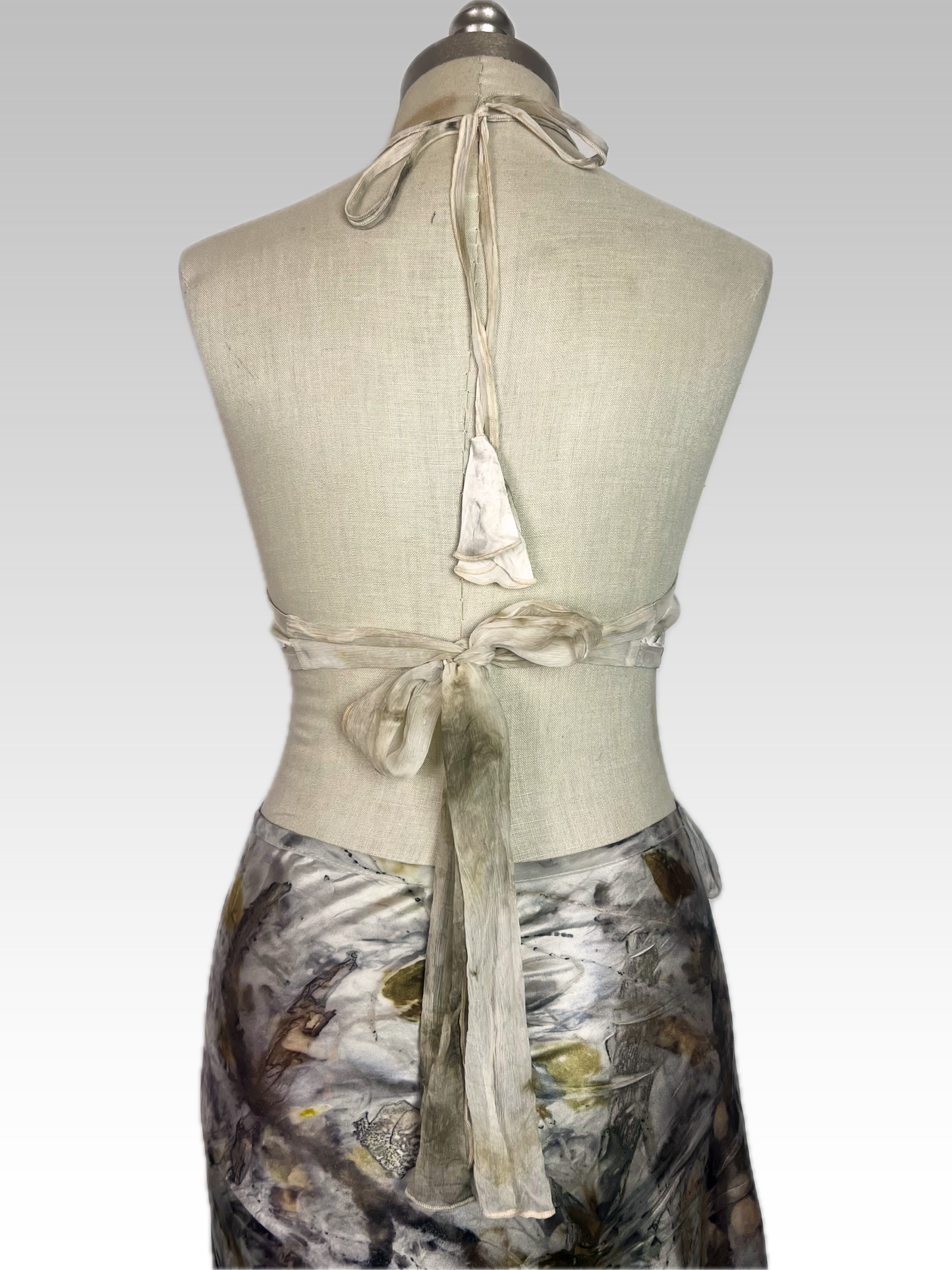 Botanical Amber Halter Top