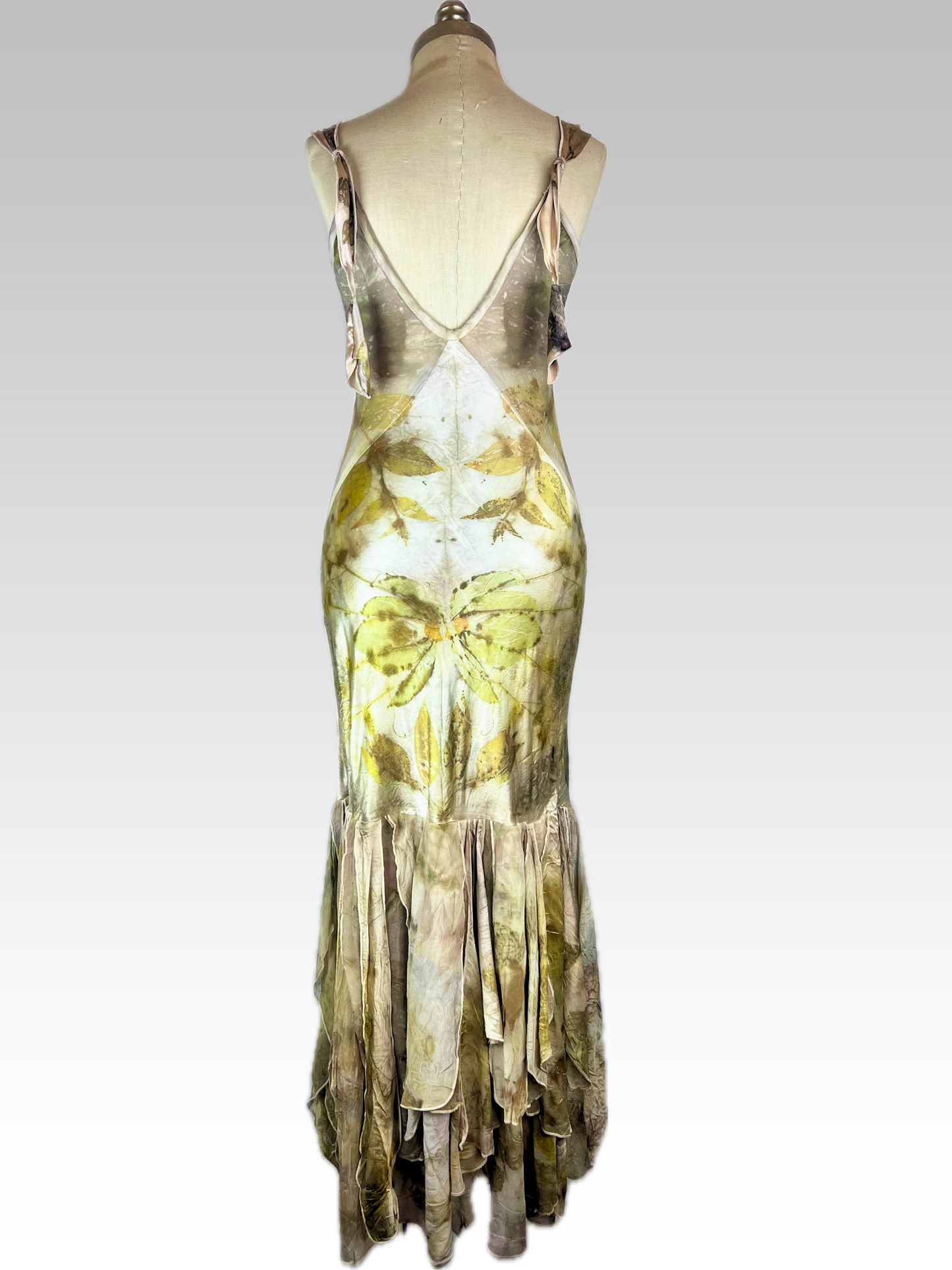 Misty Botanical Willow Dress