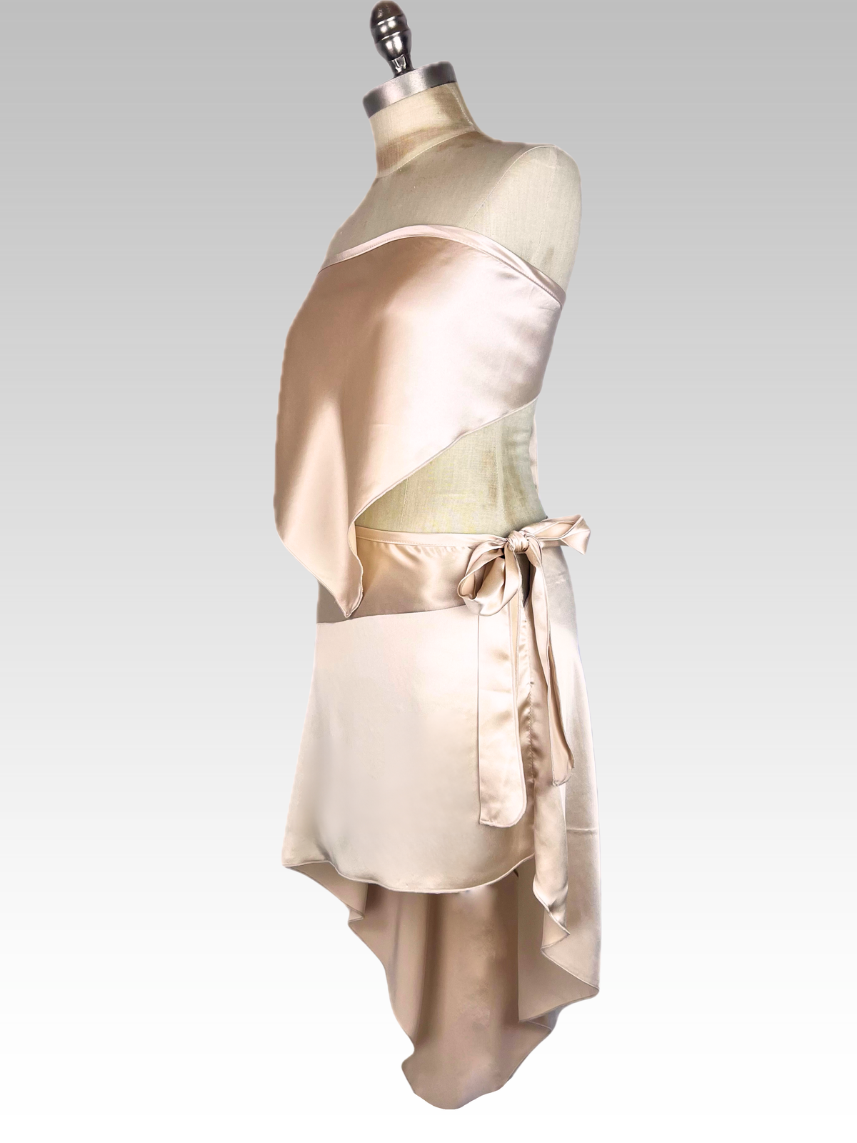Rosé Angled Skirt