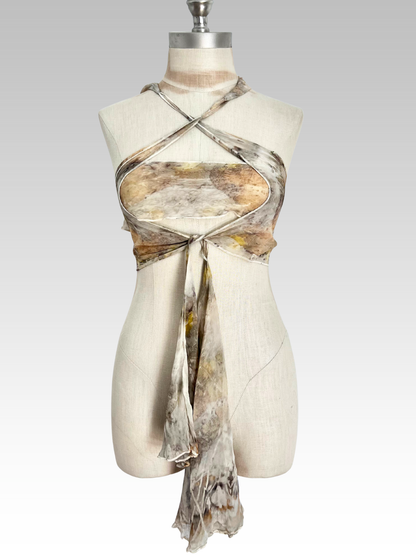 Botanical Fluted Scarf