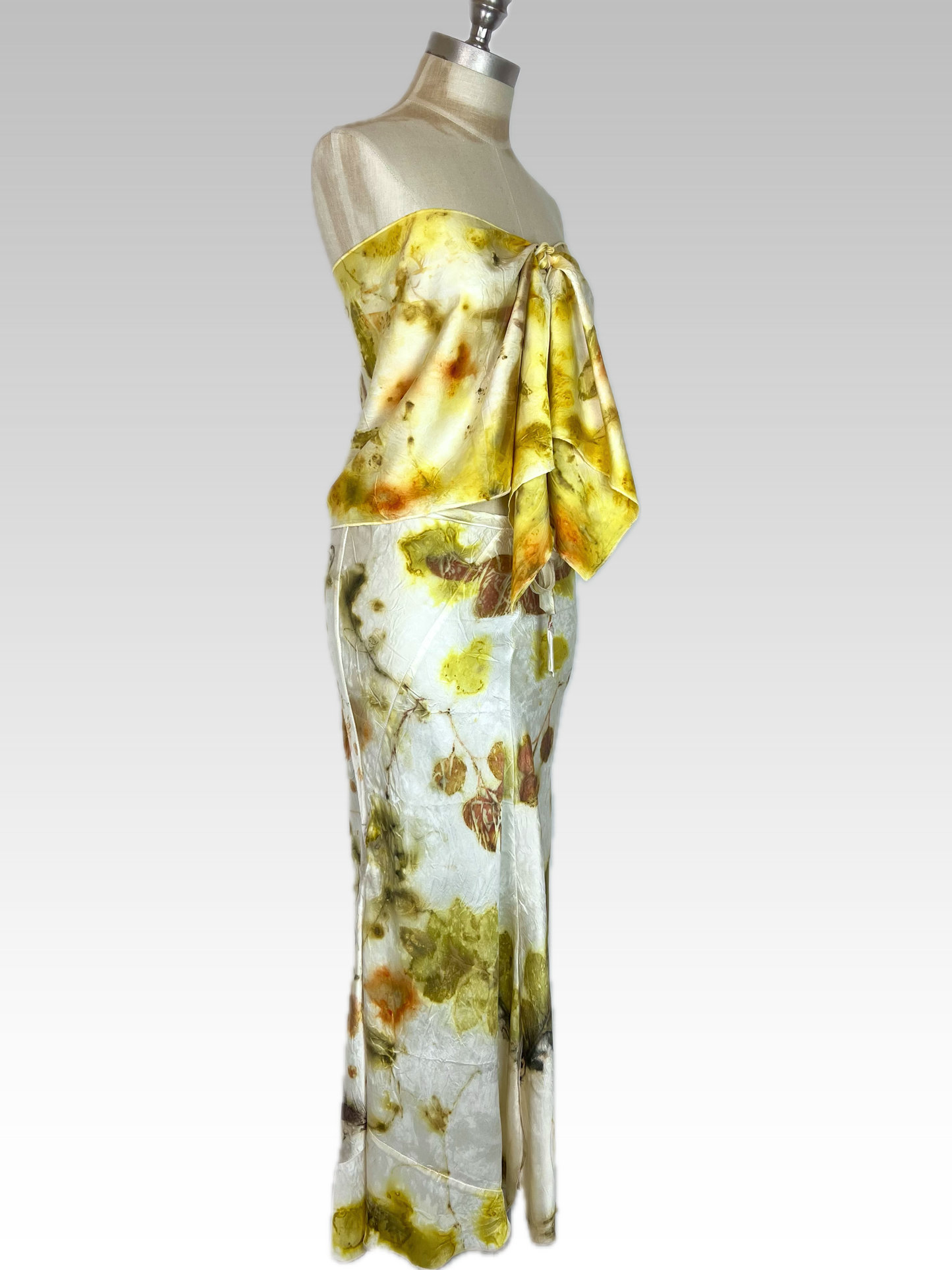 Botanical Silk Charmeuse Scarf