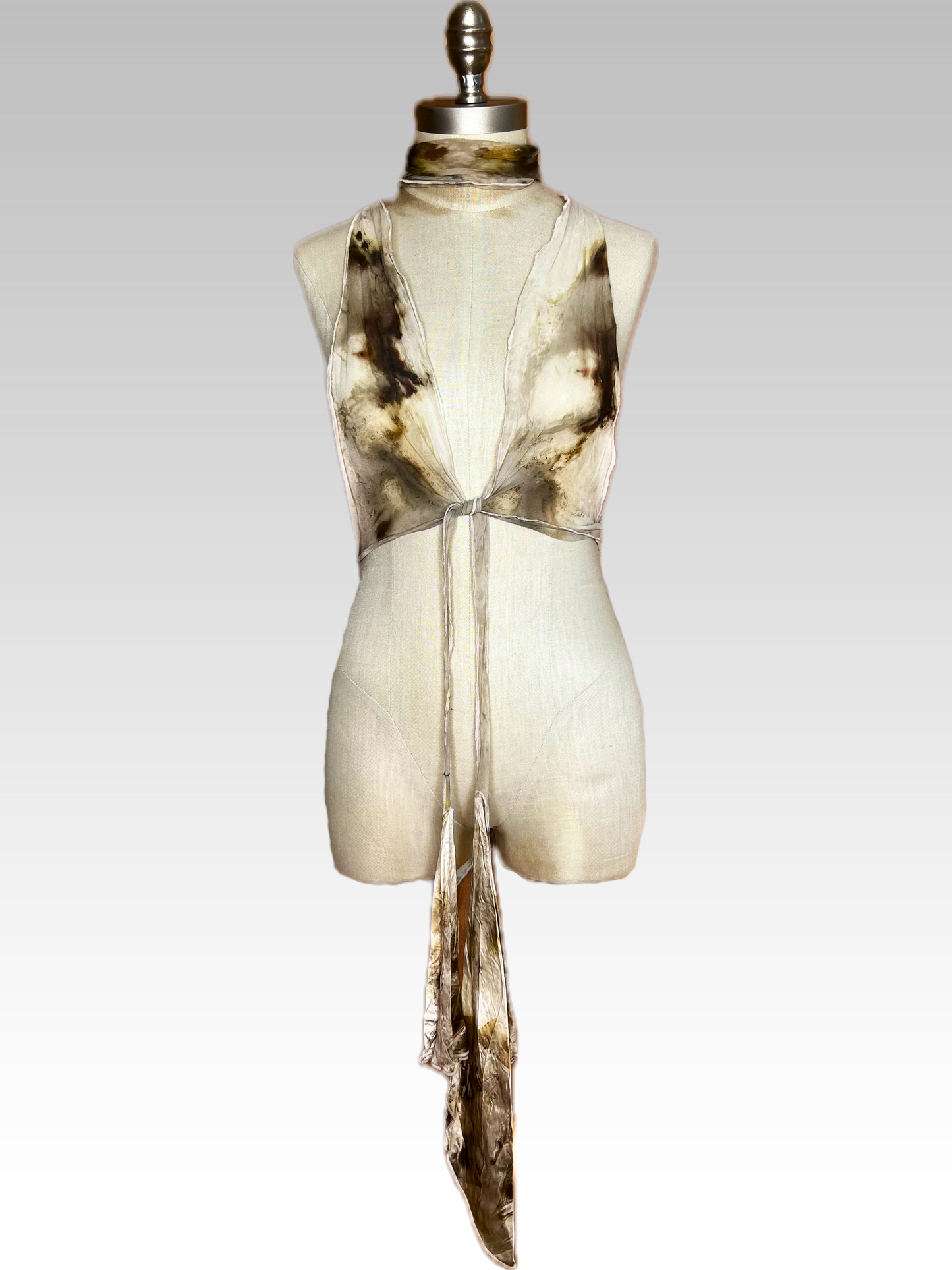 Botanical Fluted Scarf