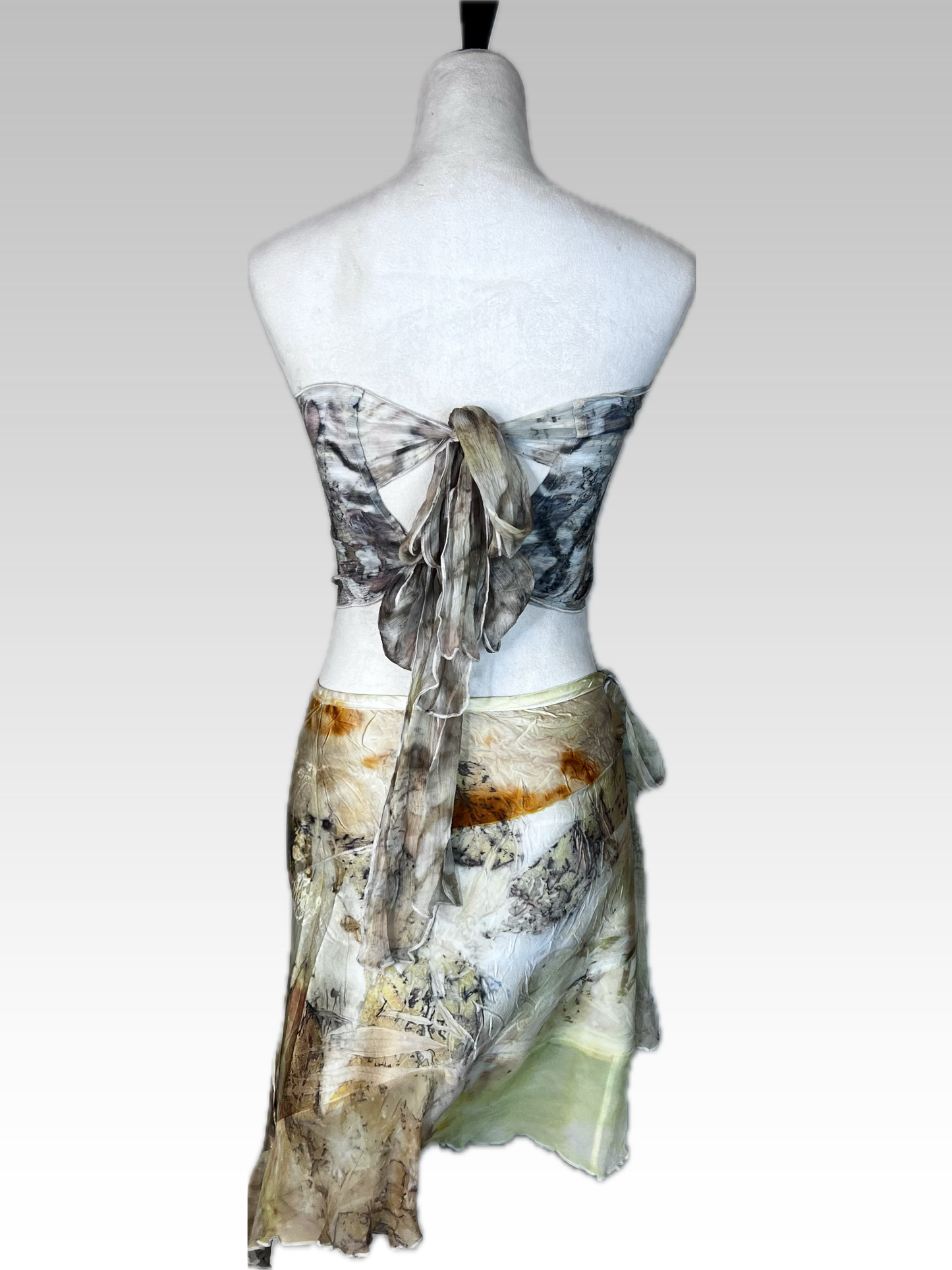 Botanical Angled Skirt