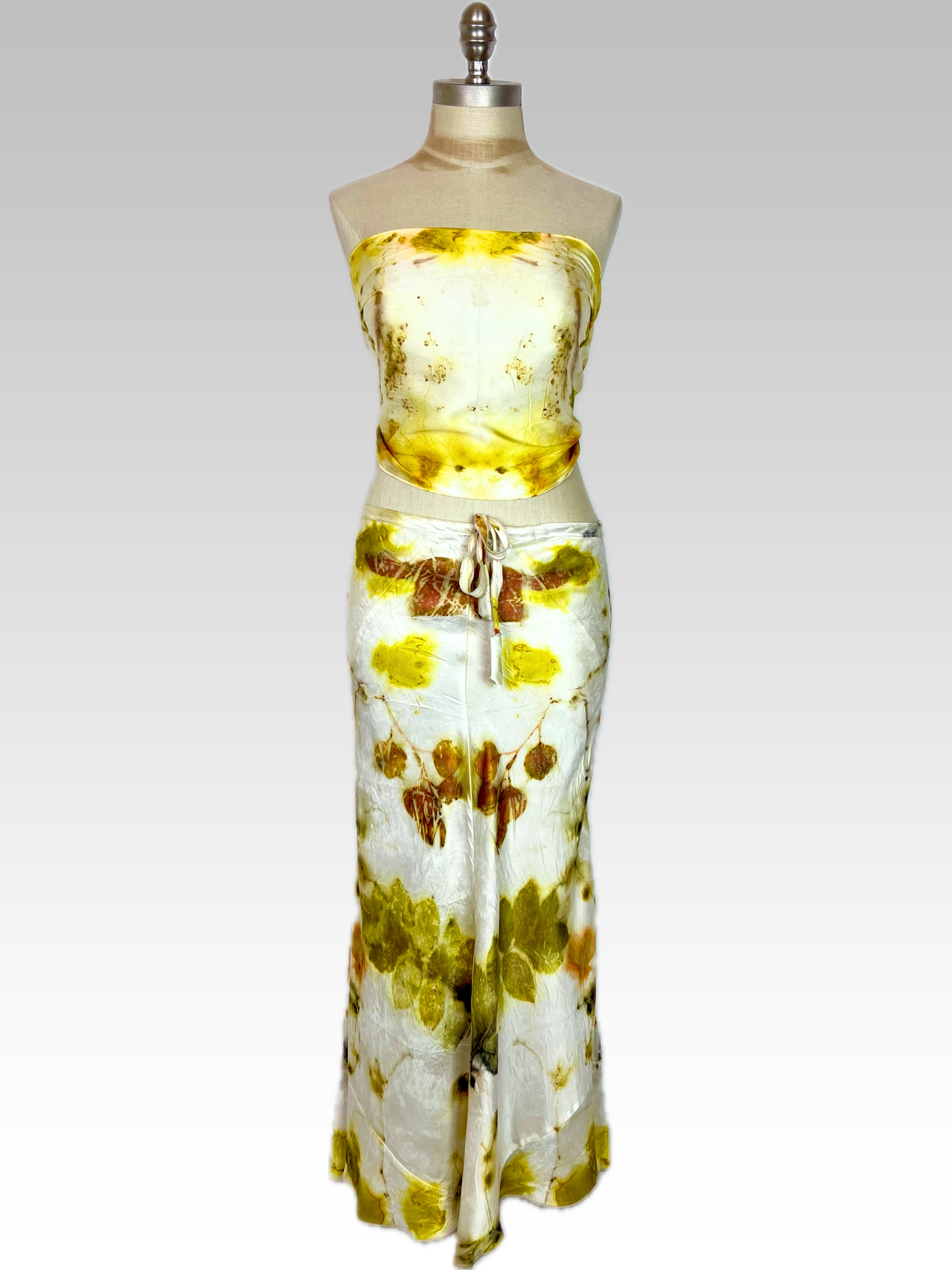 Botanical Silk Charmeuse Scarf