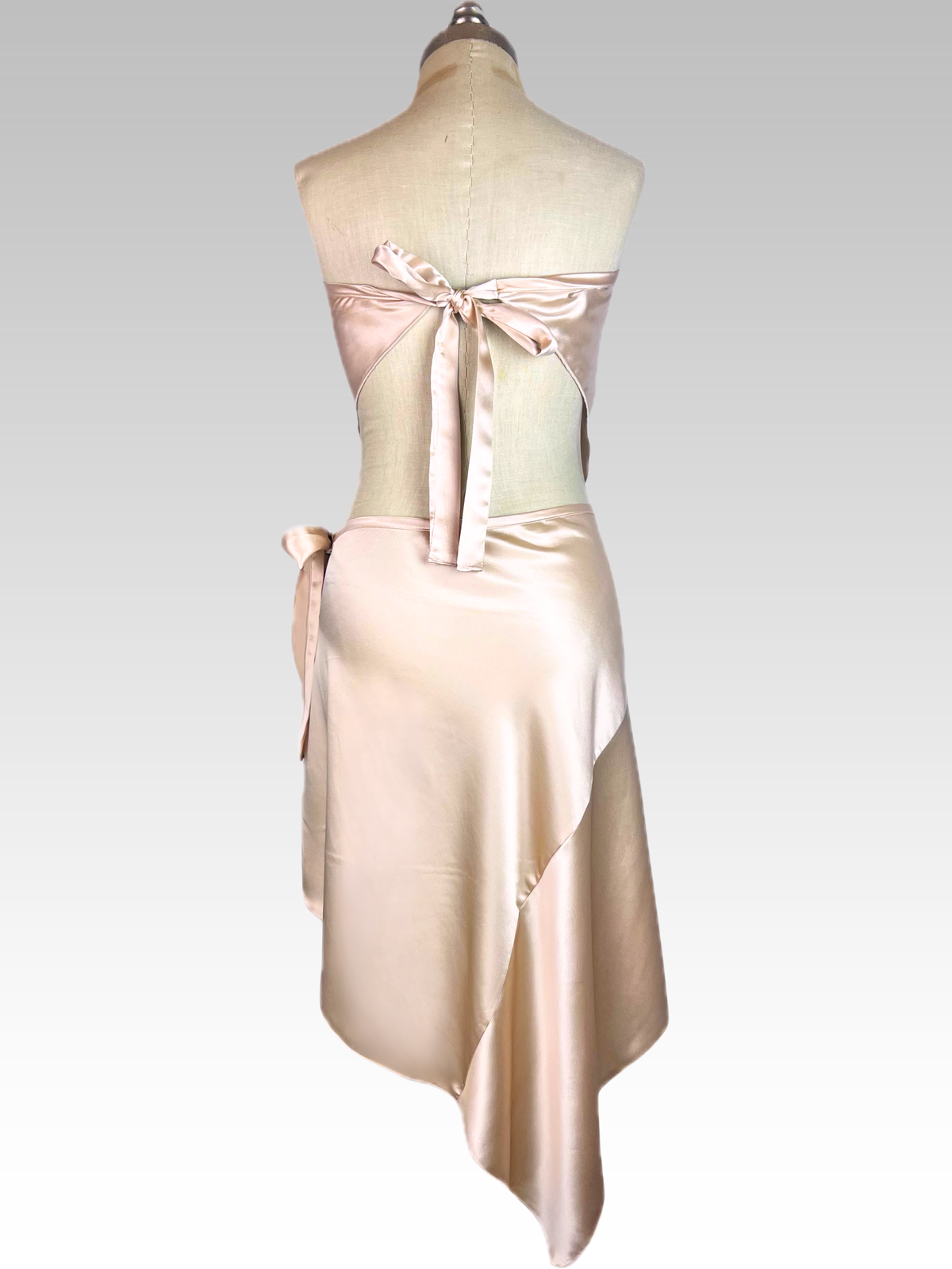Rosé Angled Skirt