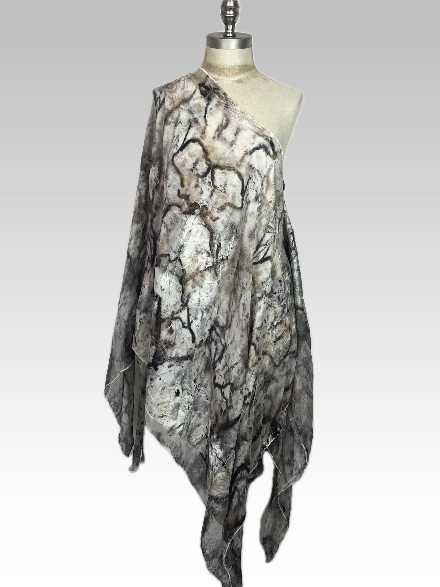 Botanical Winged Poncho