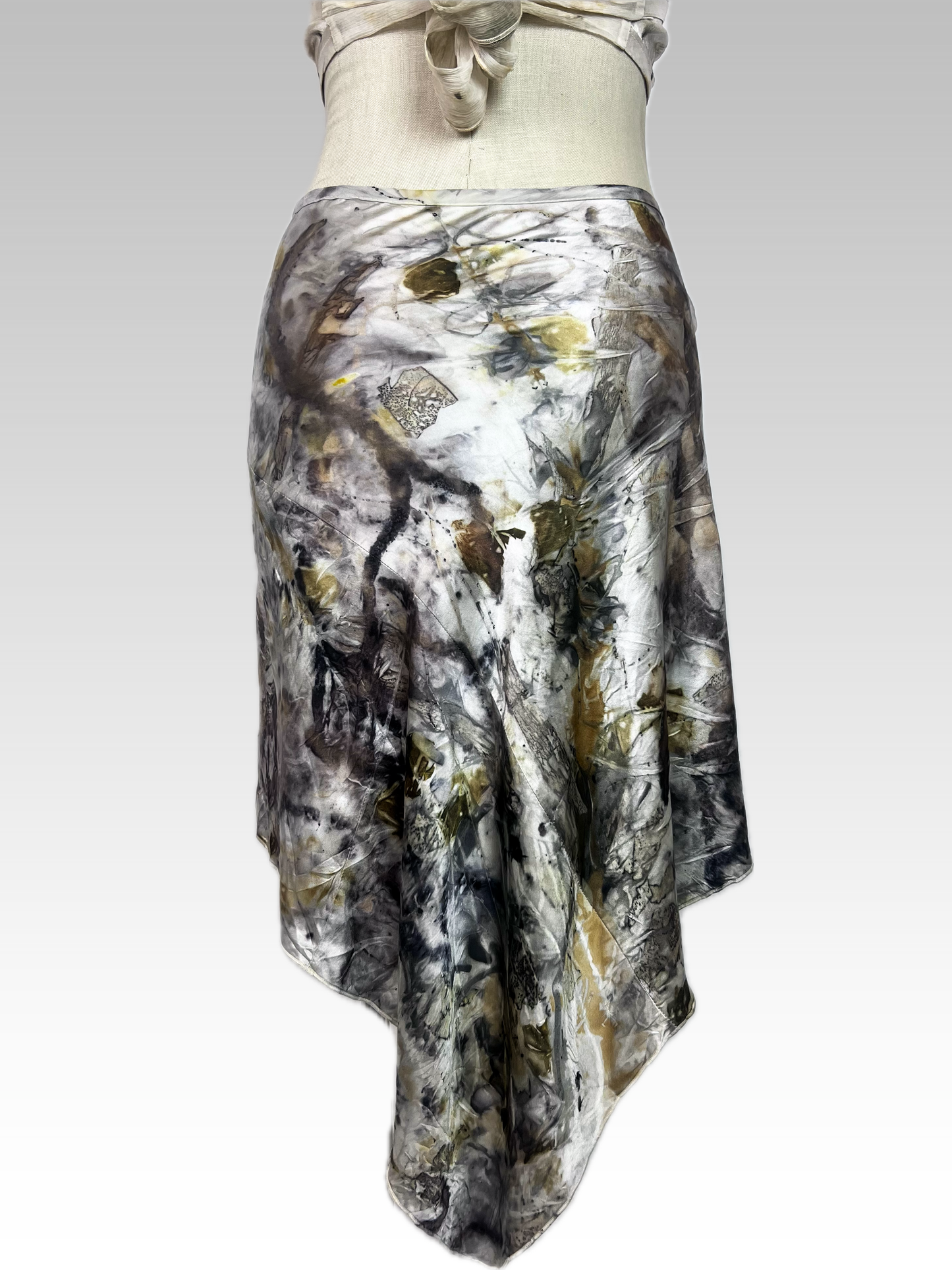 Botanical Angled Skirt