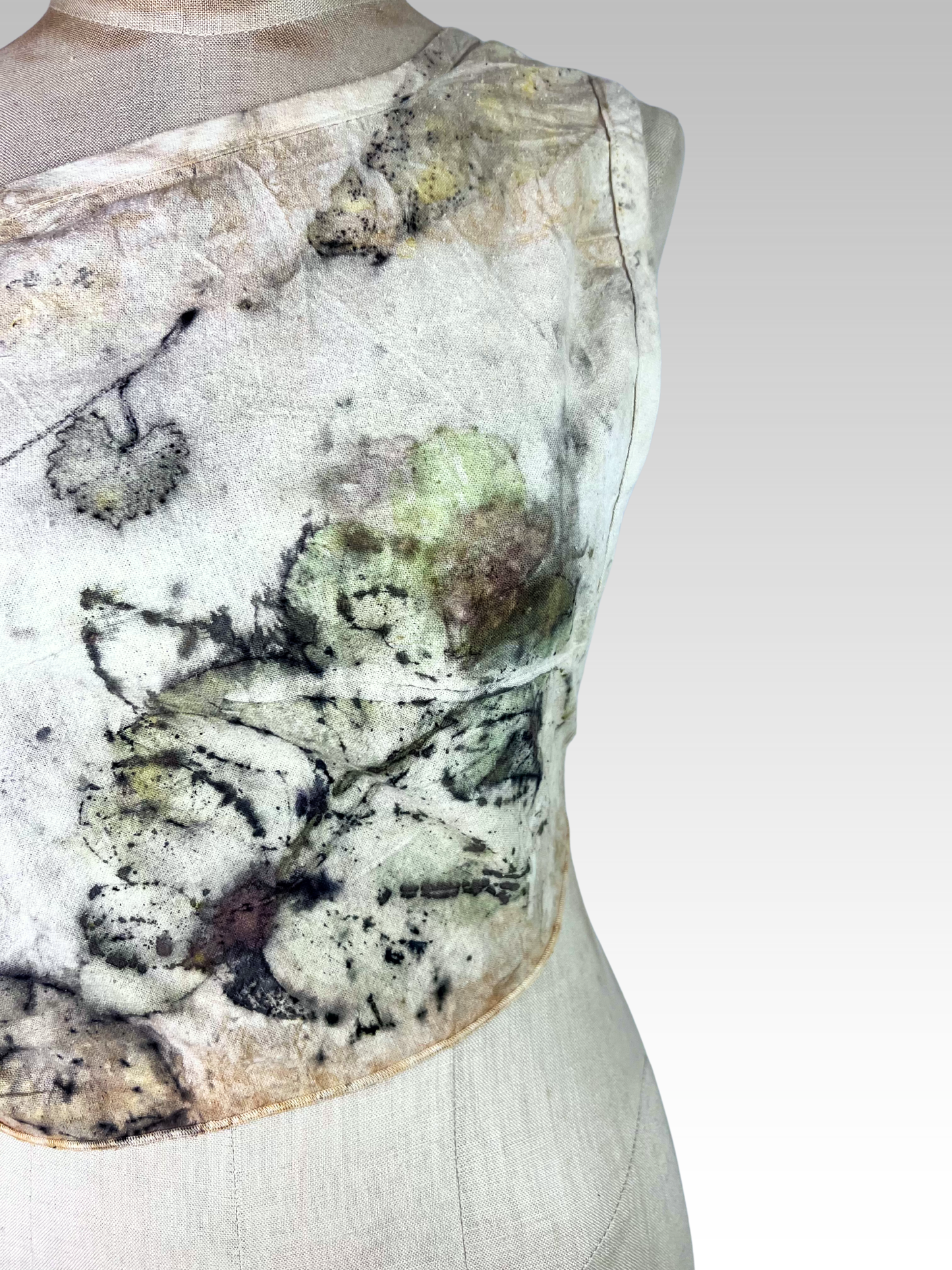 Botanical Silk Noil Ivy Top