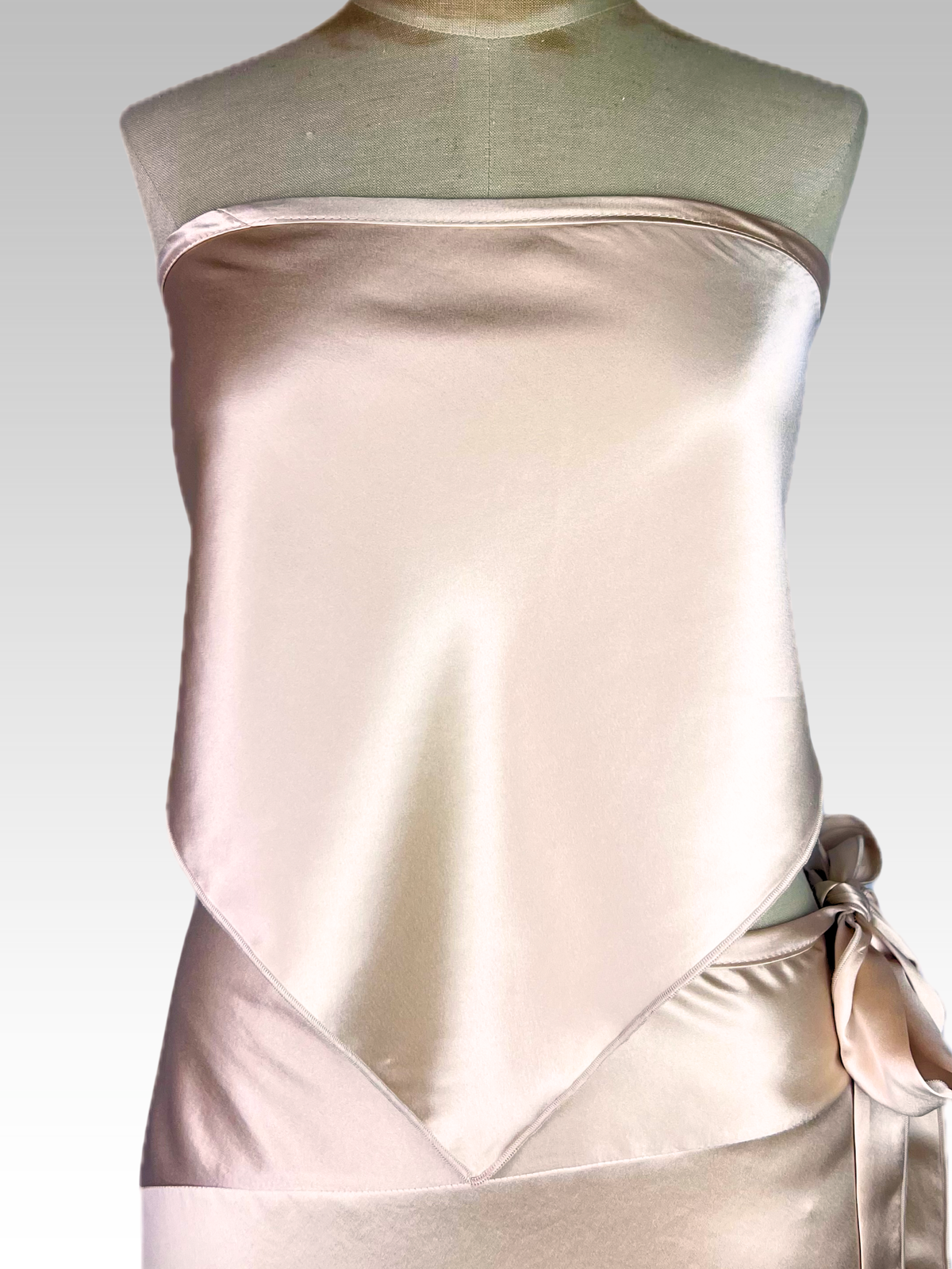 Rosé Triangle Top
