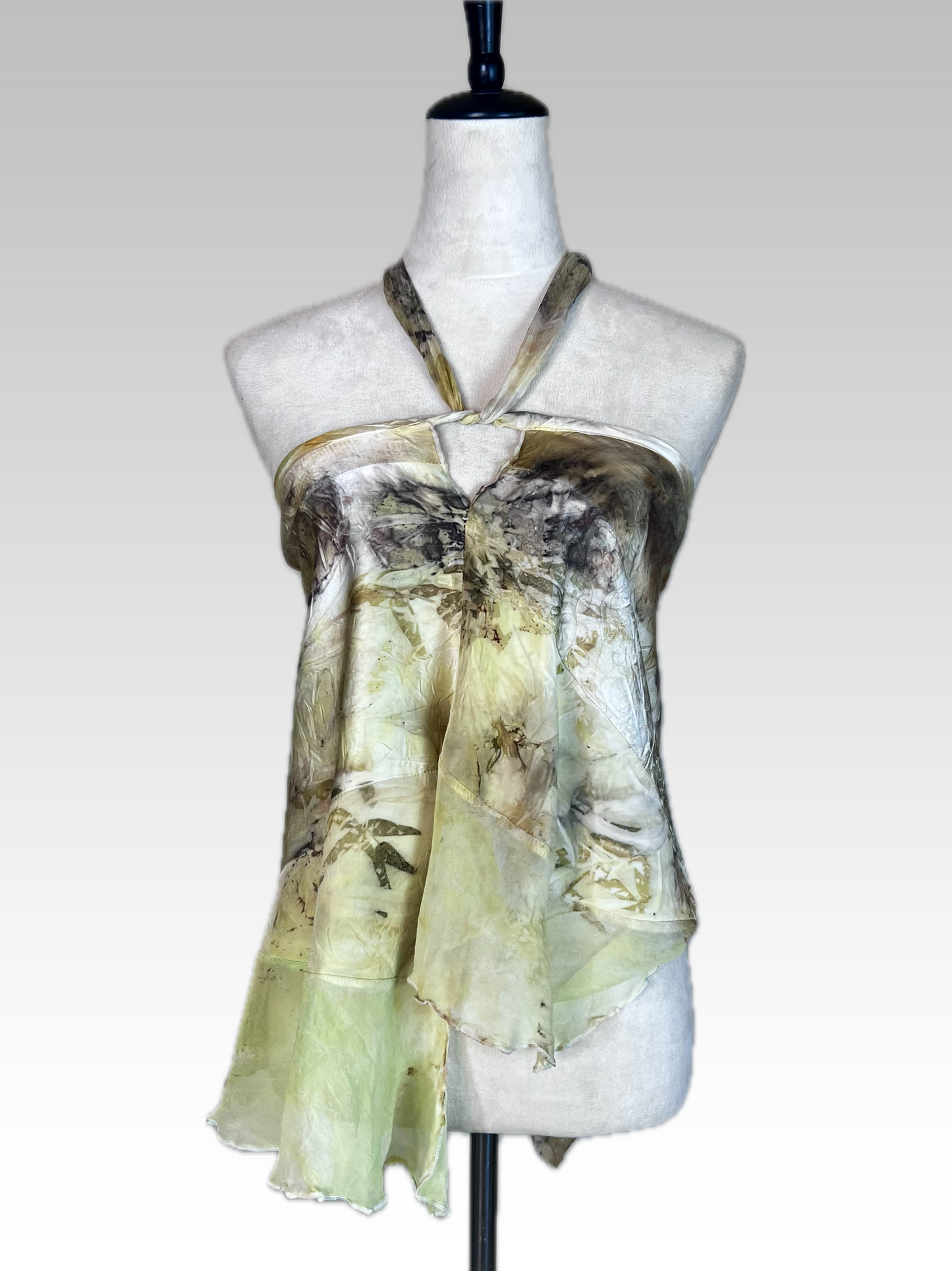 Botanical Angled Skirt