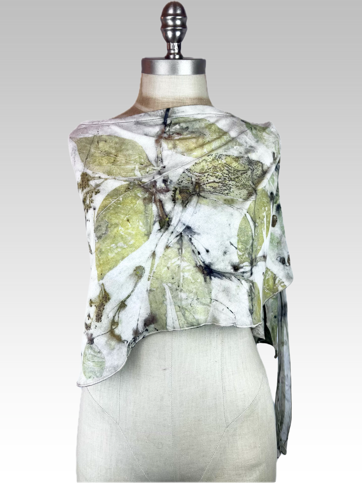 Botanical Silk Noil Flirt Skirt