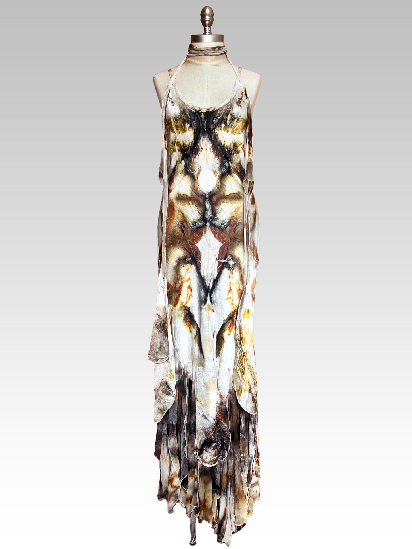 Botanical Fluted Scarf