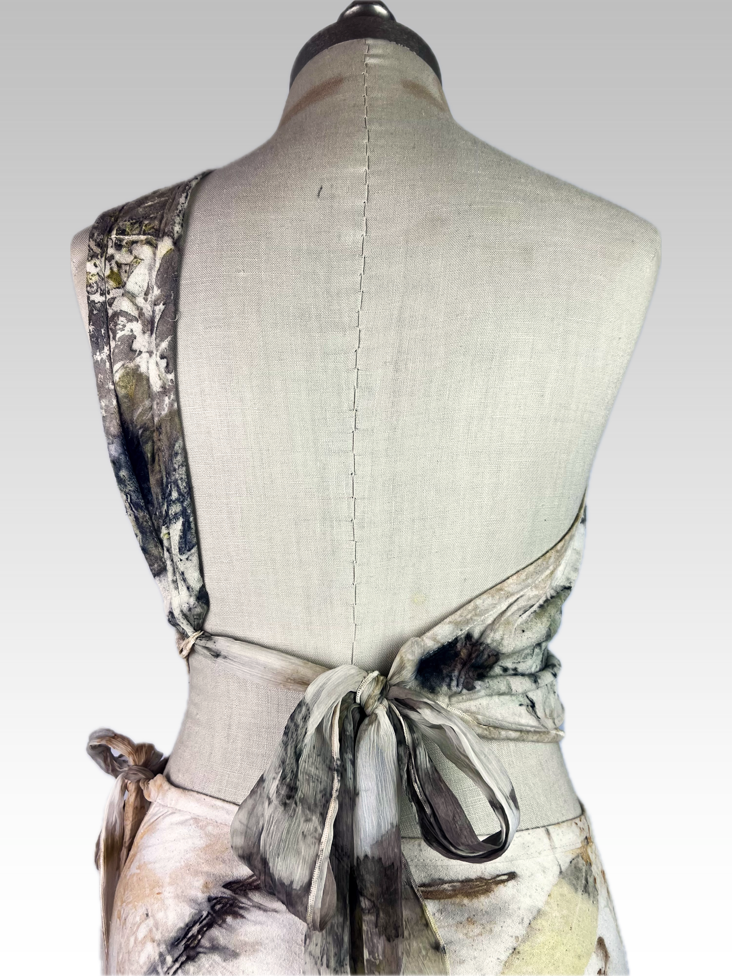 Botanical Silk Noil Ivy Top