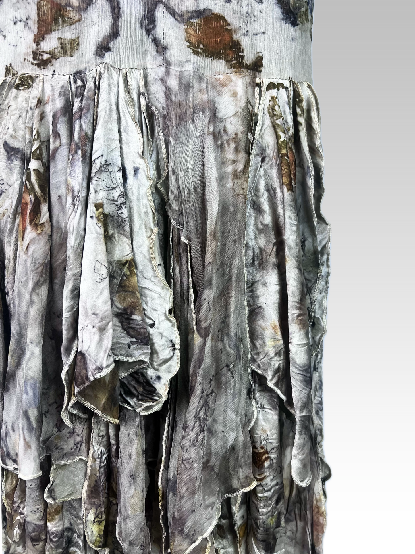 Snakeskin Georgette Willow Skirt