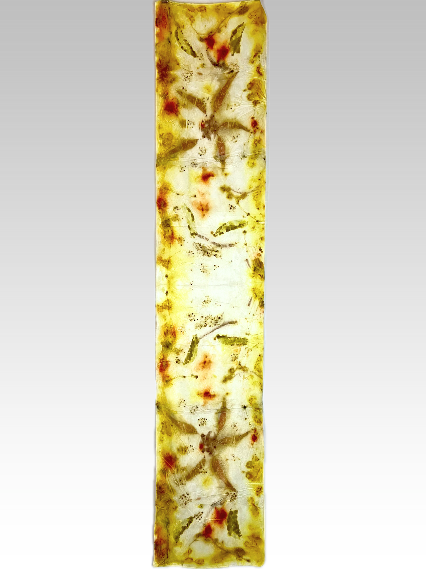 Botanical Silk Charmeuse Scarf