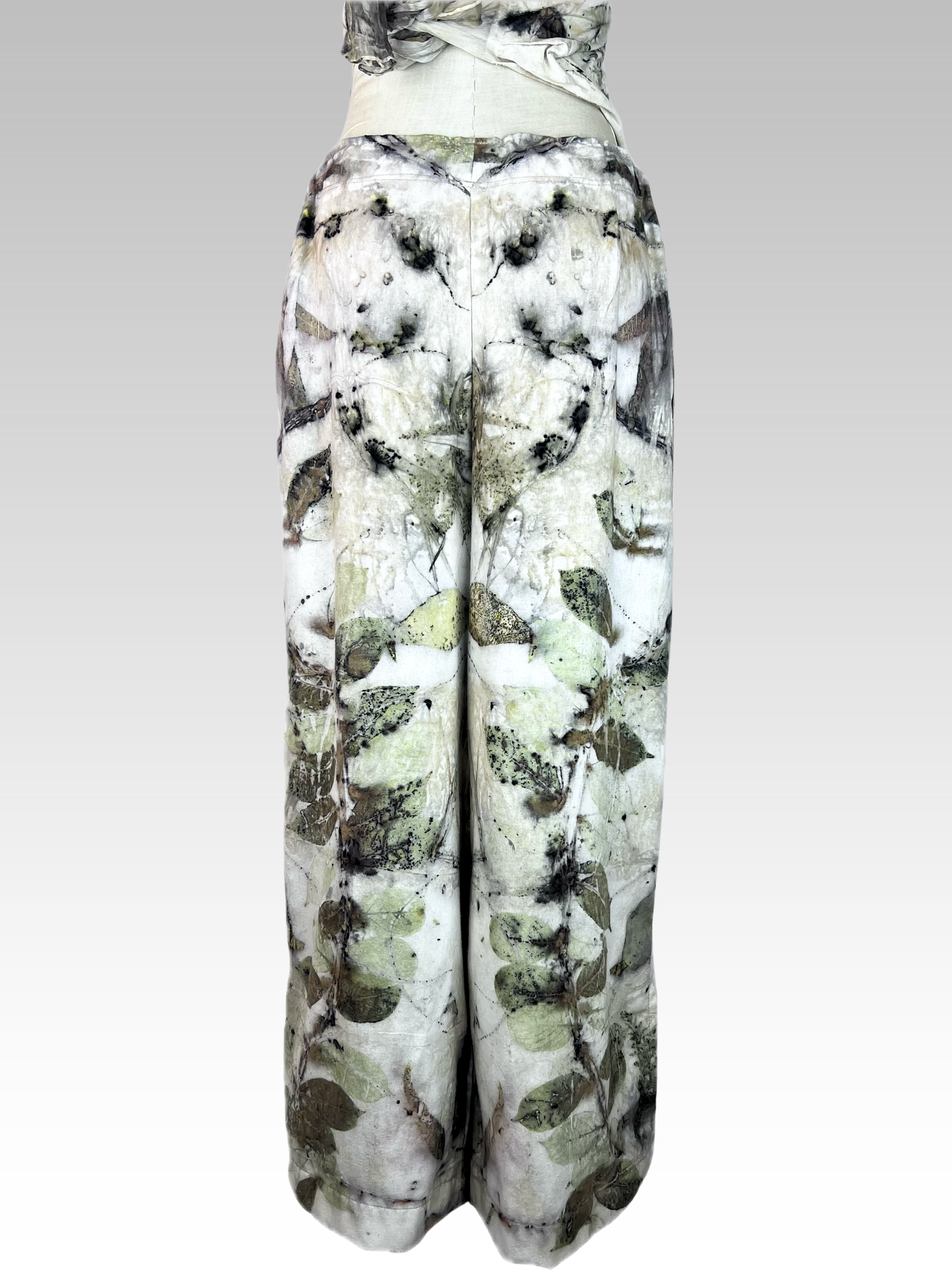 Botanical Silk Noil Pants