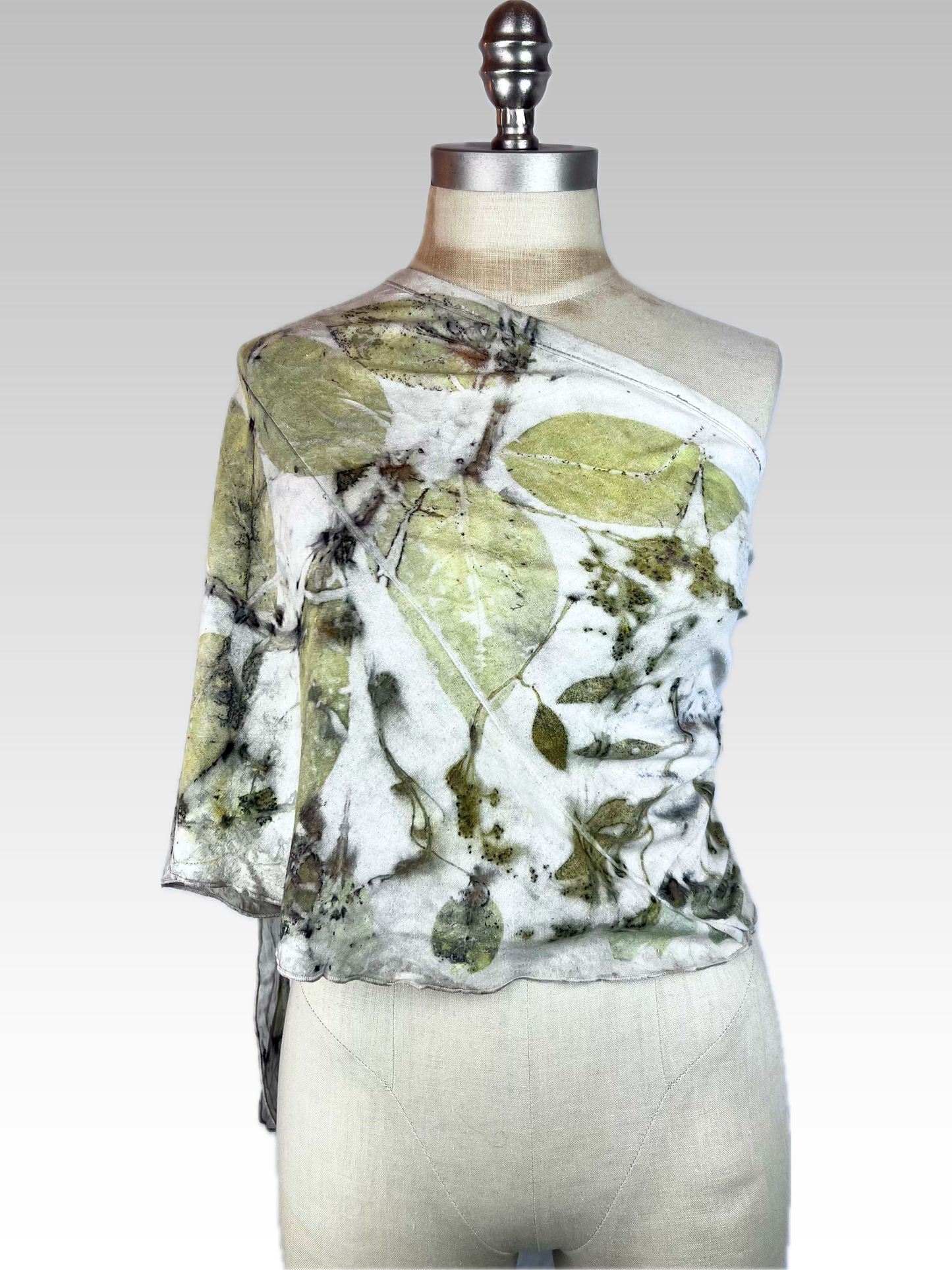 Botanical Silk Noil Flirt Skirt