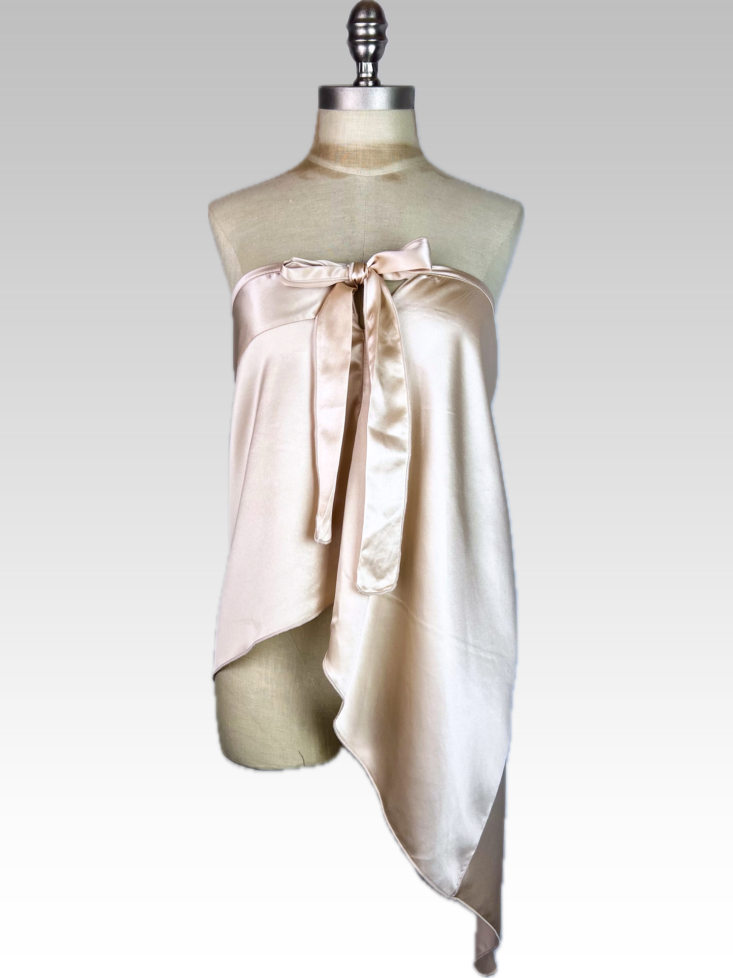 Rosé Angled Skirt