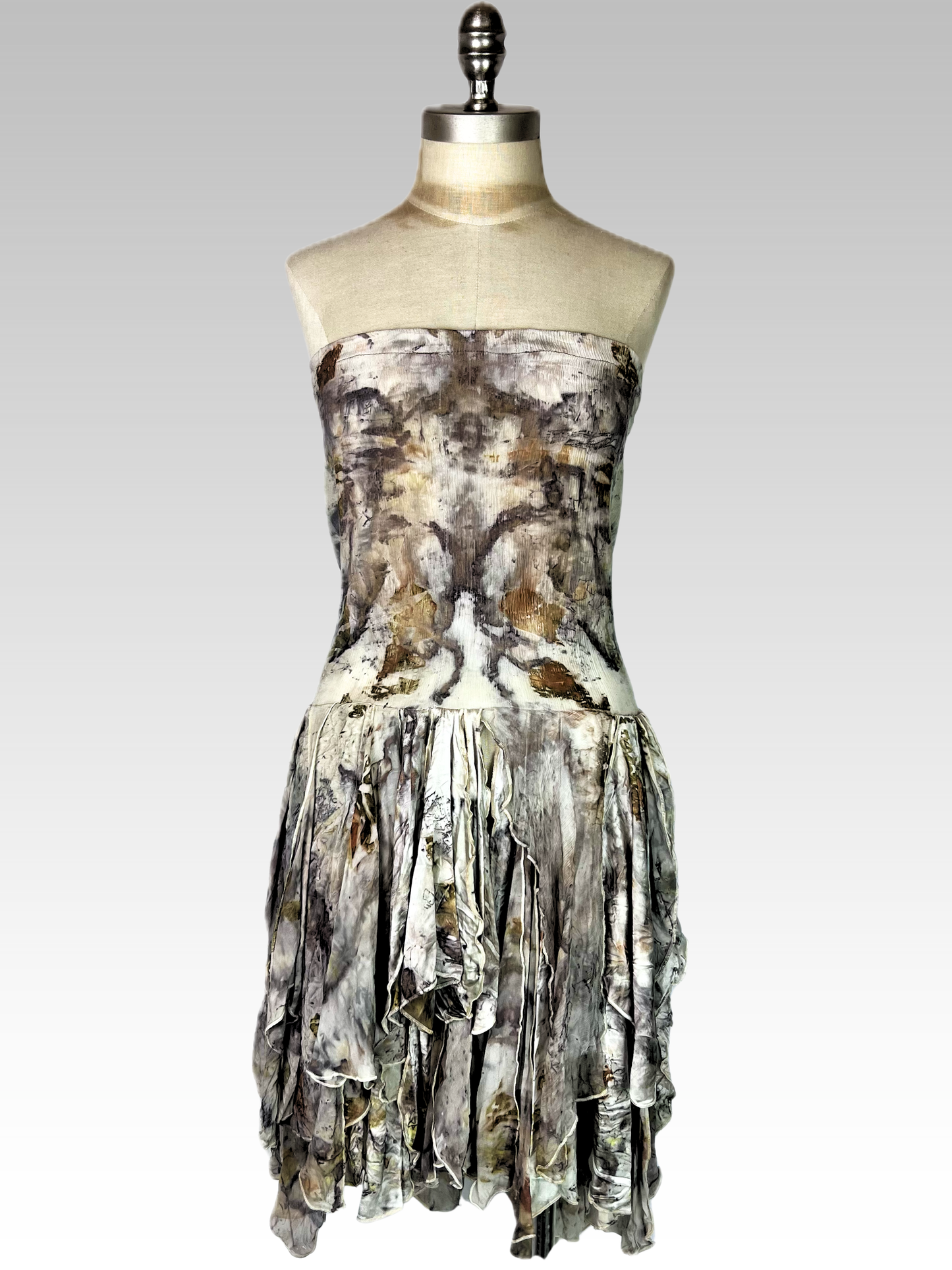 Snakeskin Georgette Willow Skirt
