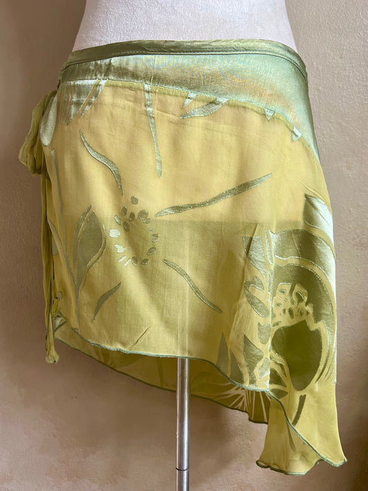 Forest Moss Angled Skirt