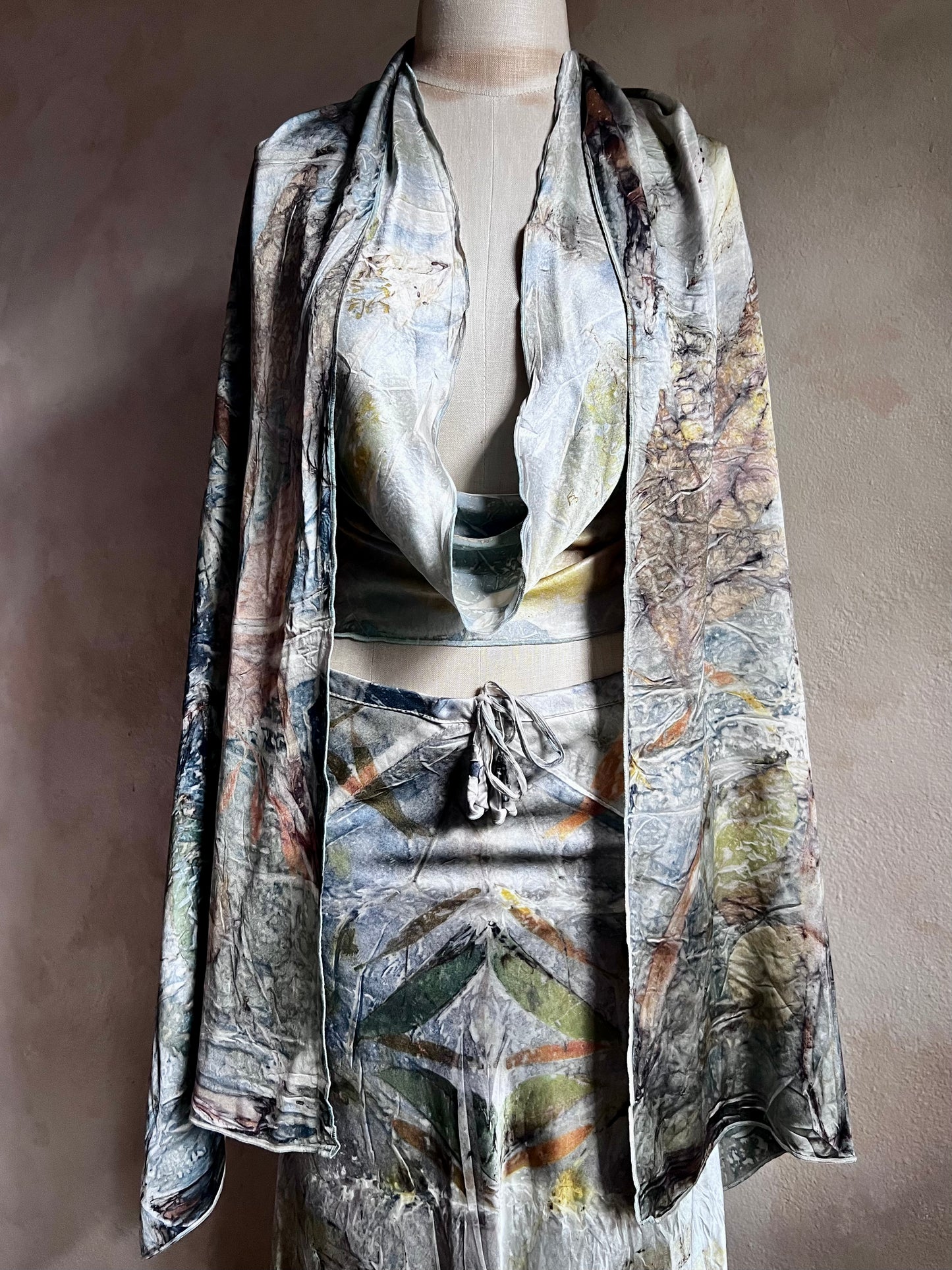 Large Silk Charmeuse Scarf