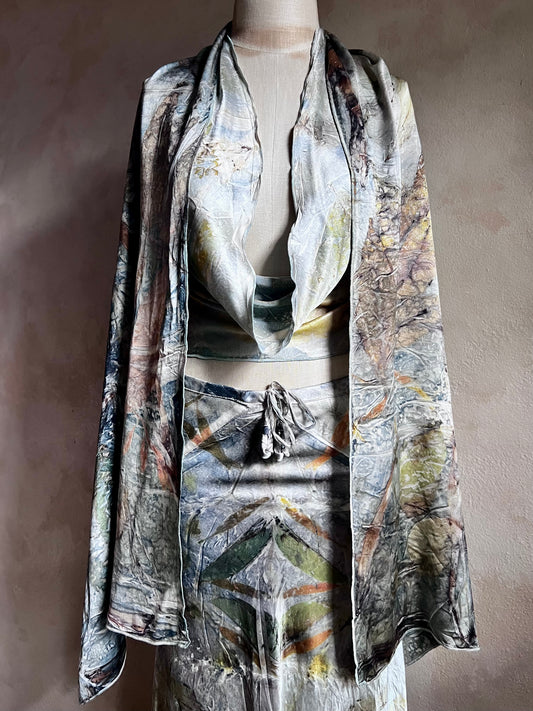 Large Silk Charmeuse Scarf