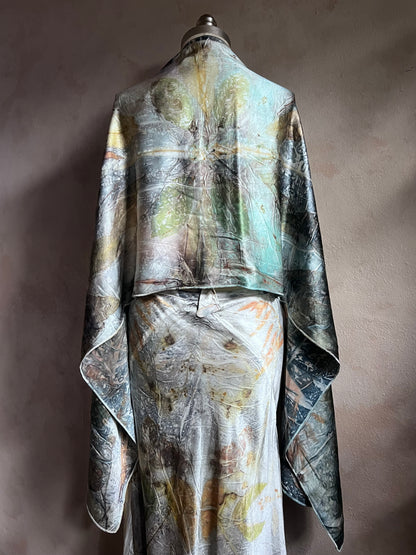 Large Silk Charmeuse Scarf