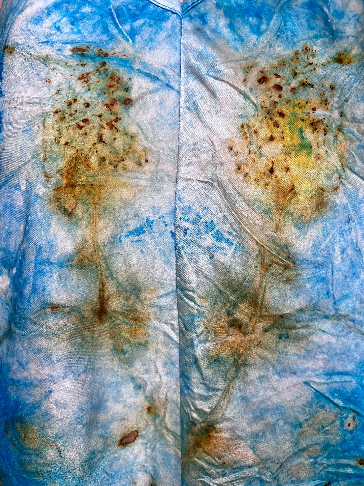 Botanical Turquoise Diamond Dress